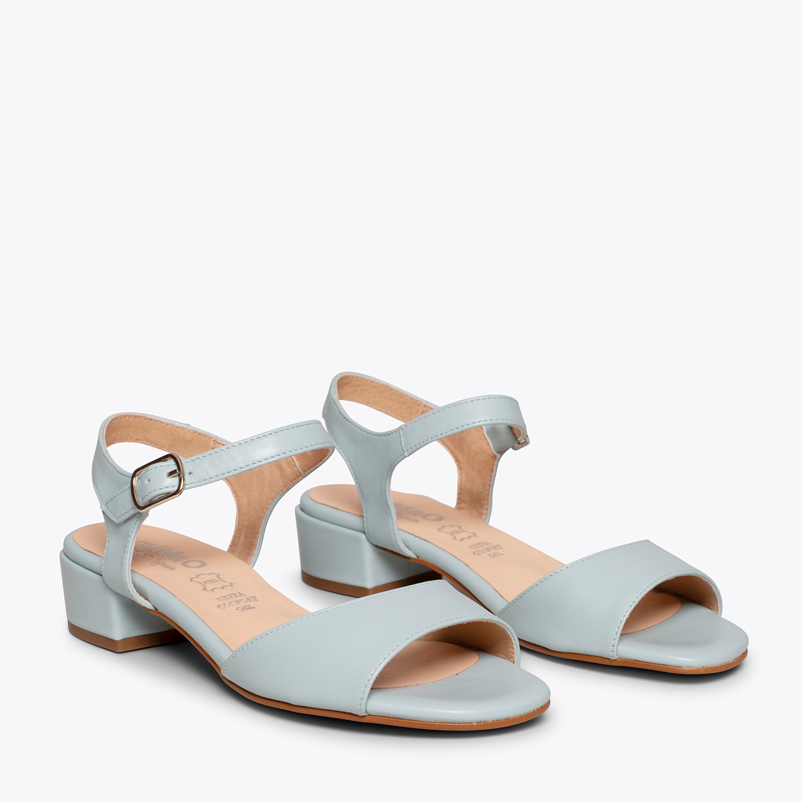 SEA – LIGHT BLUE low heel sandal