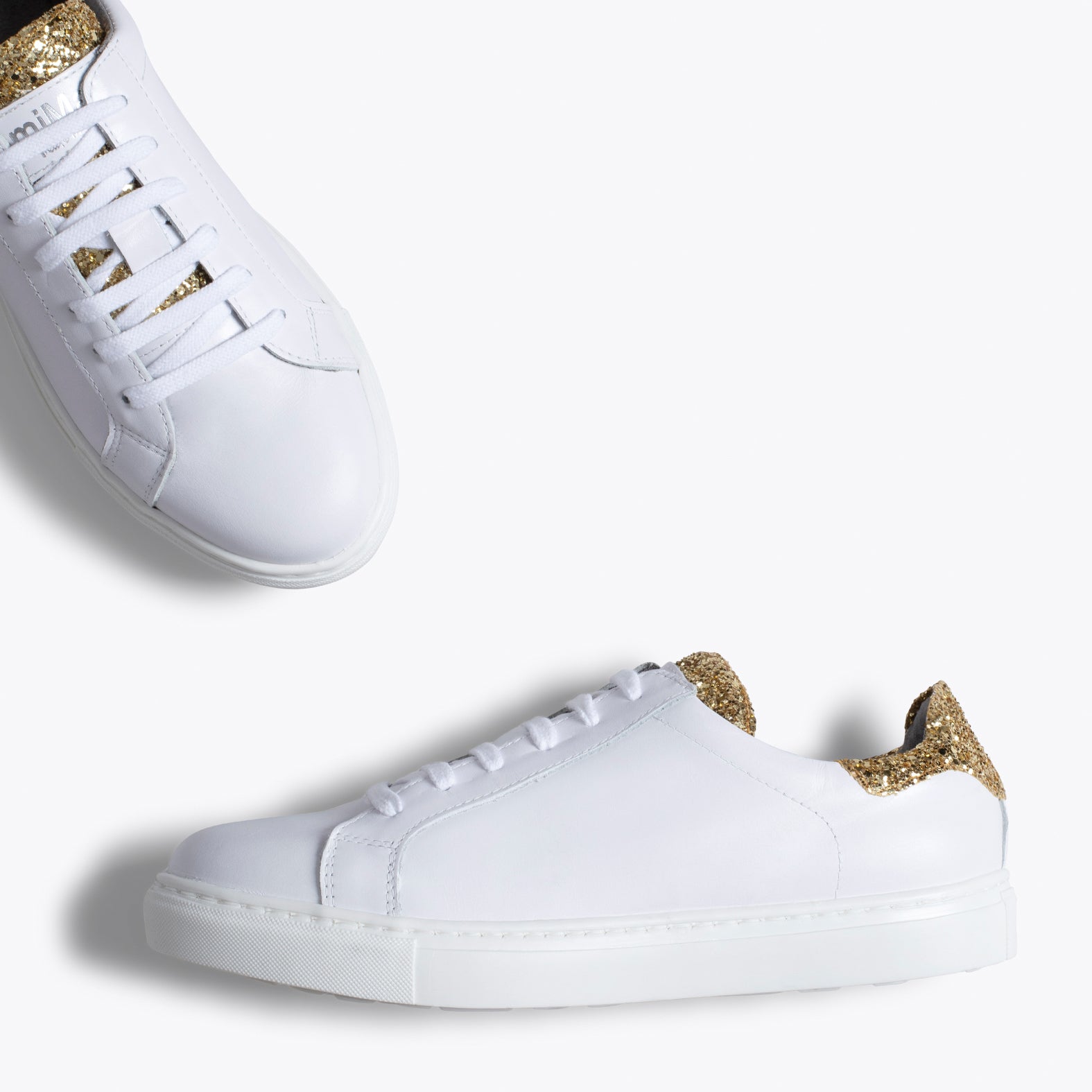 SNEAKER – GOLD GLITTER timeless sneaker