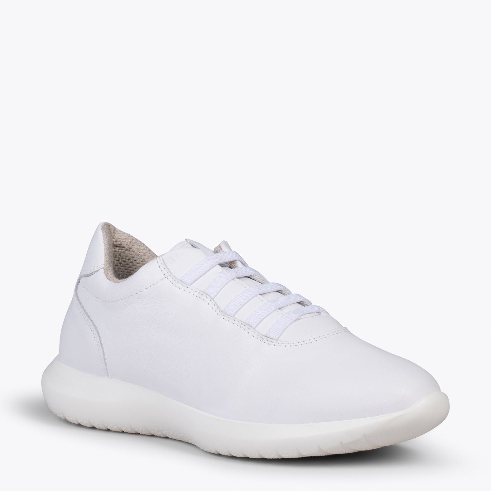 CHICAGO – WHITE sneakers with elastic laces