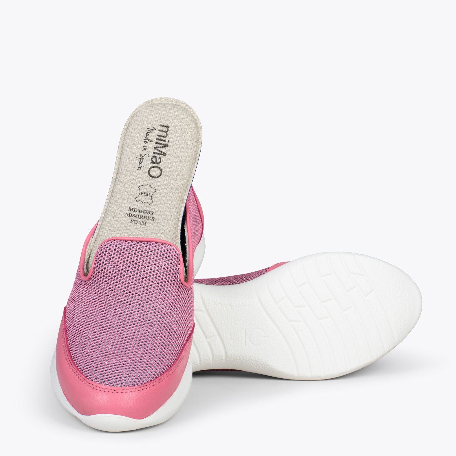 SLIPPER SPORT – PINK sneakers with no laces and mesh design