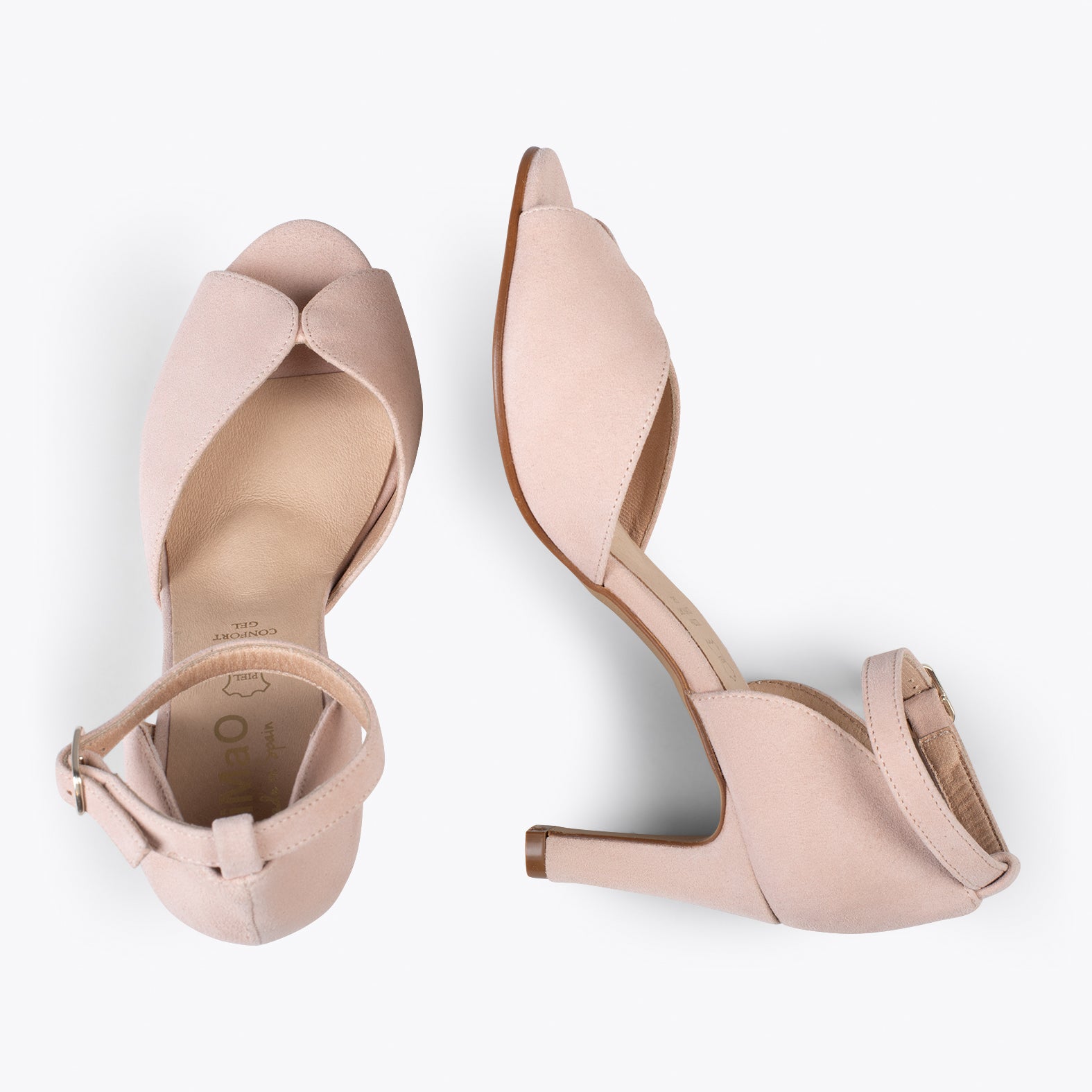 PETAL – NUDE high heel sandal