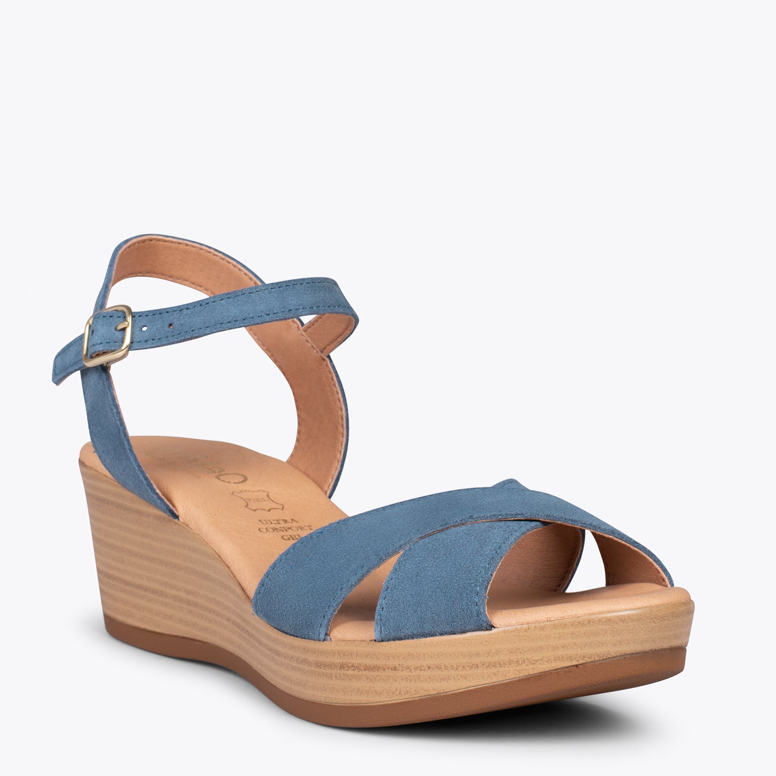 SEA- JEANS comfortable sandal with wedge