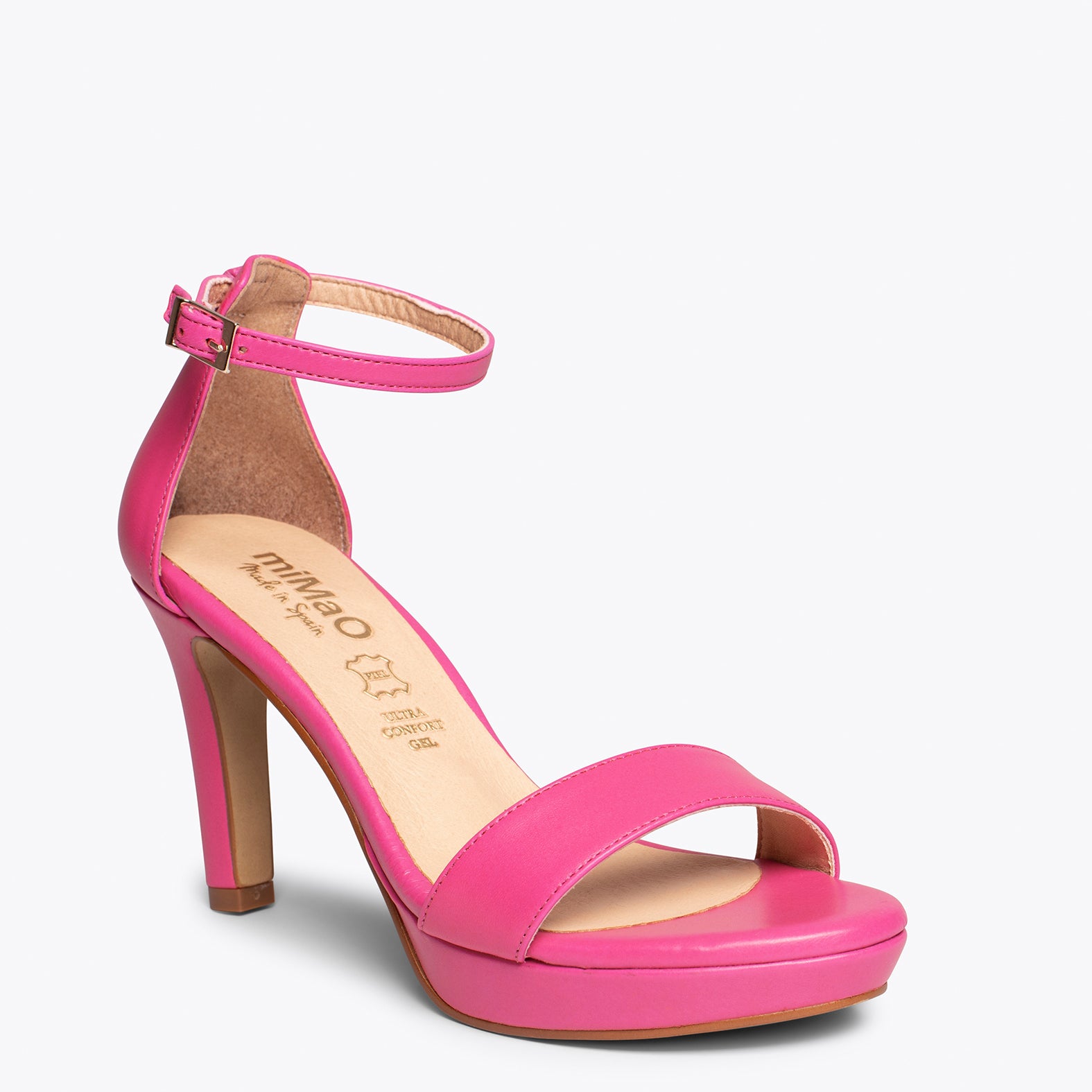PARTY – FUCHSIA high heel sandals with platform