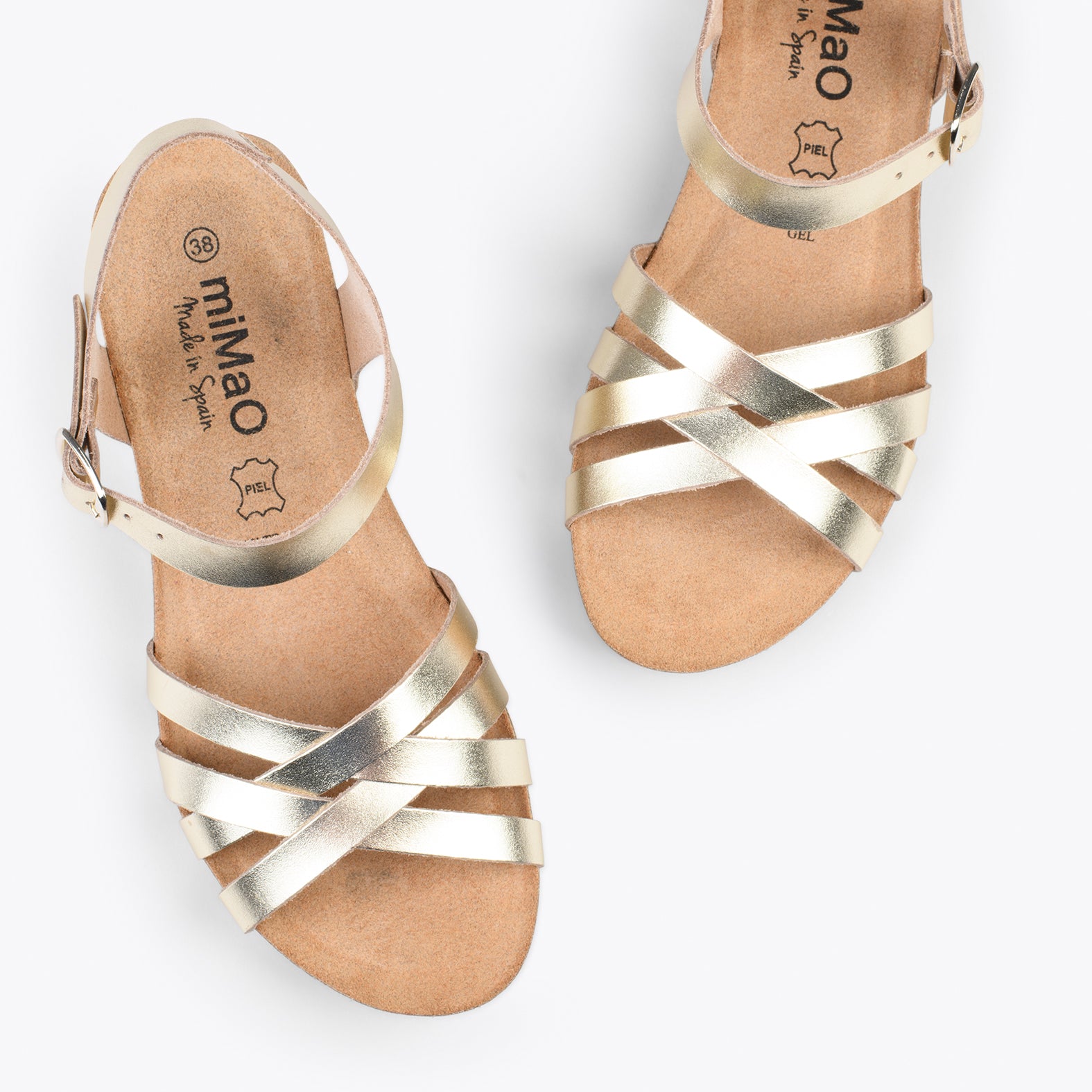 Bio best sale gold sandals