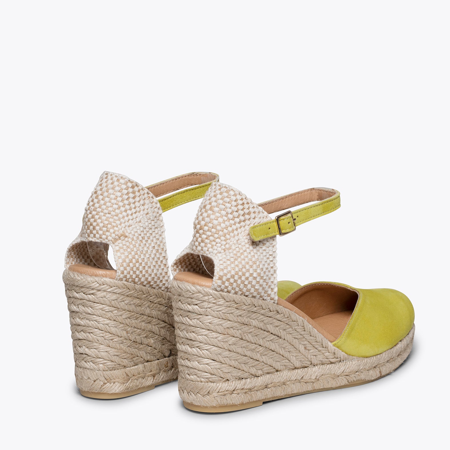 Yellow discount espadrille femme