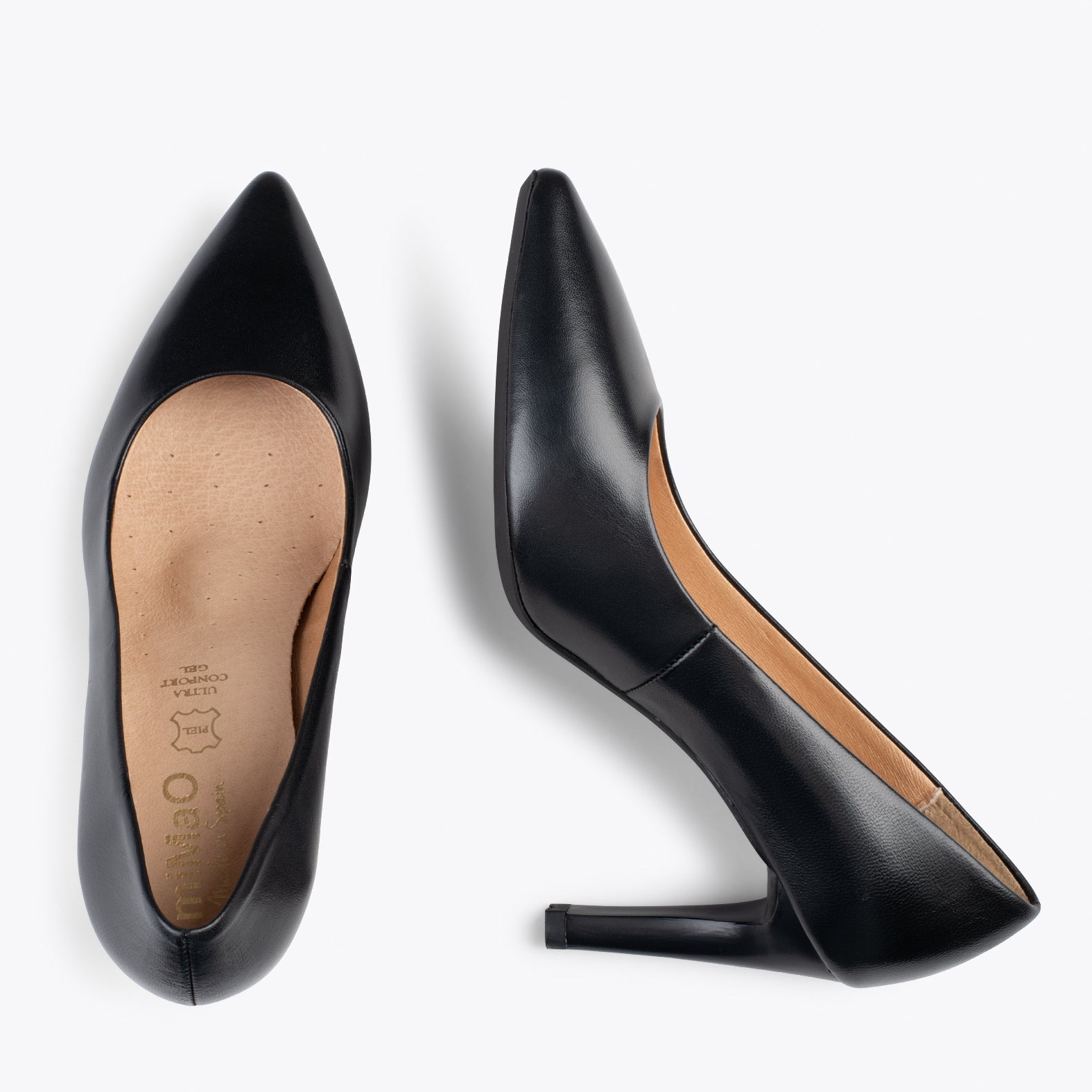GLAM – Zapatos elegantes de tacón alto NEGRO