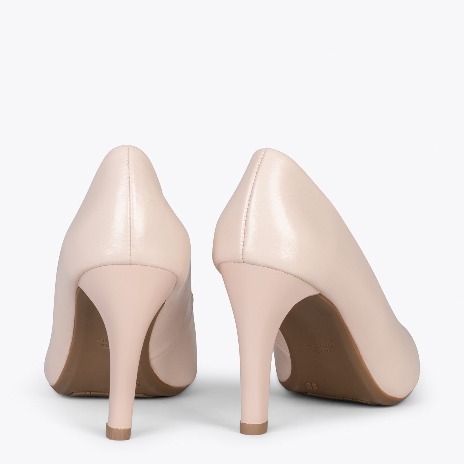 GLAM – Zapatos elegantes de tacón alto NUDE