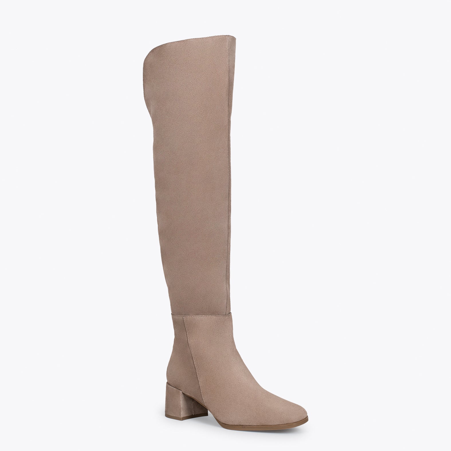 MUSKETEER – TAUPE over-the-knee boot