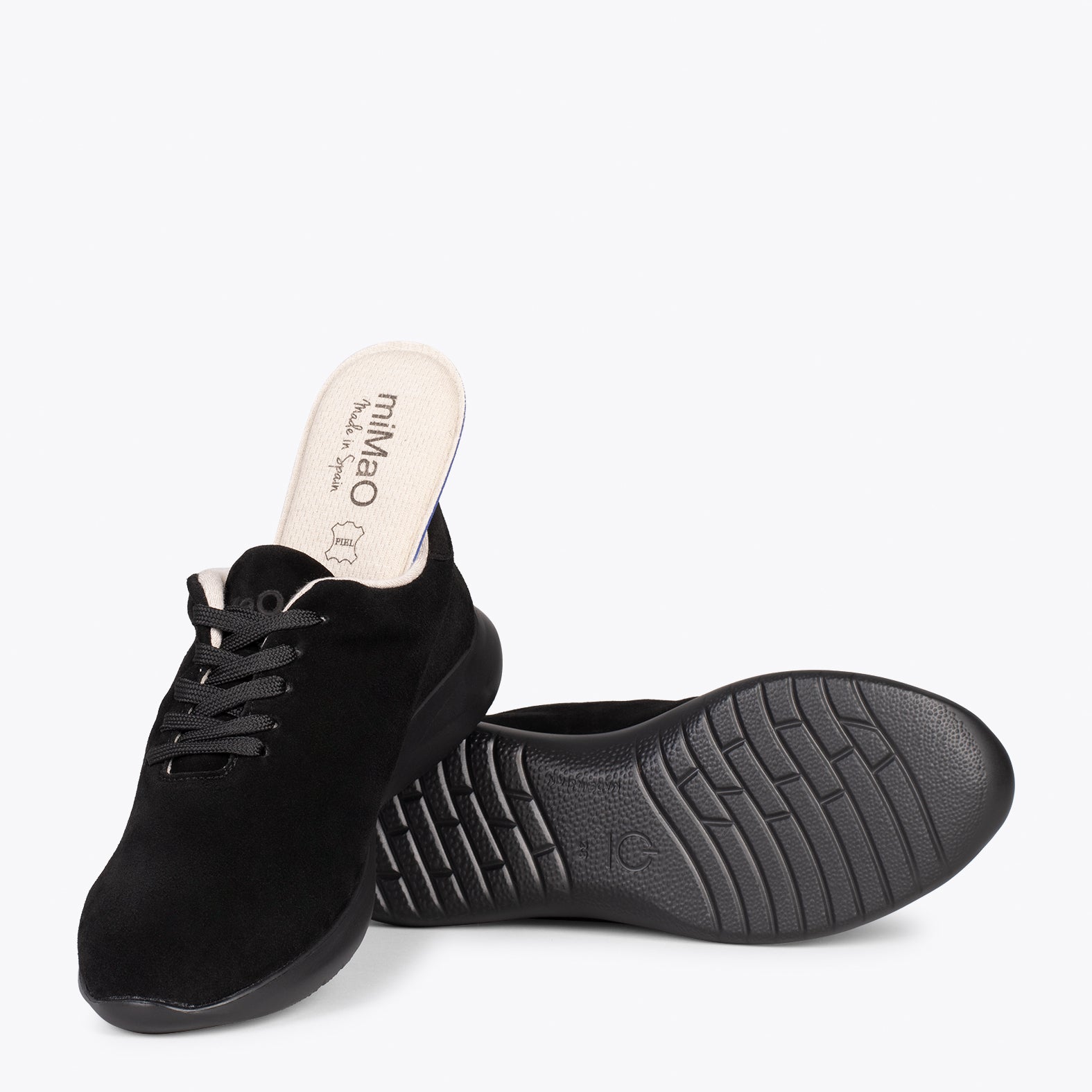 WALK – Zapatillas cómodas de mujer NEGRO/NEGRO