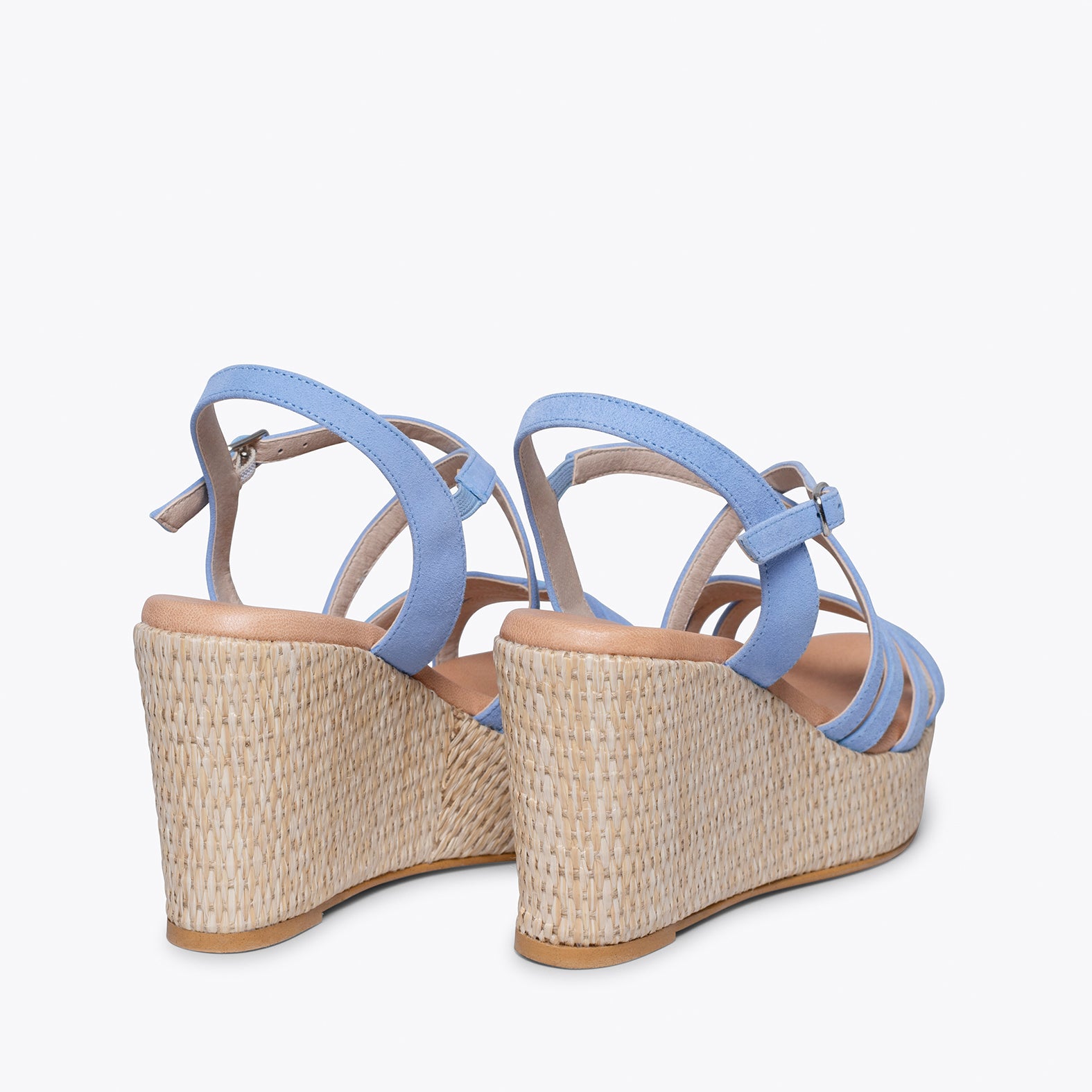 Light blue wedges on sale