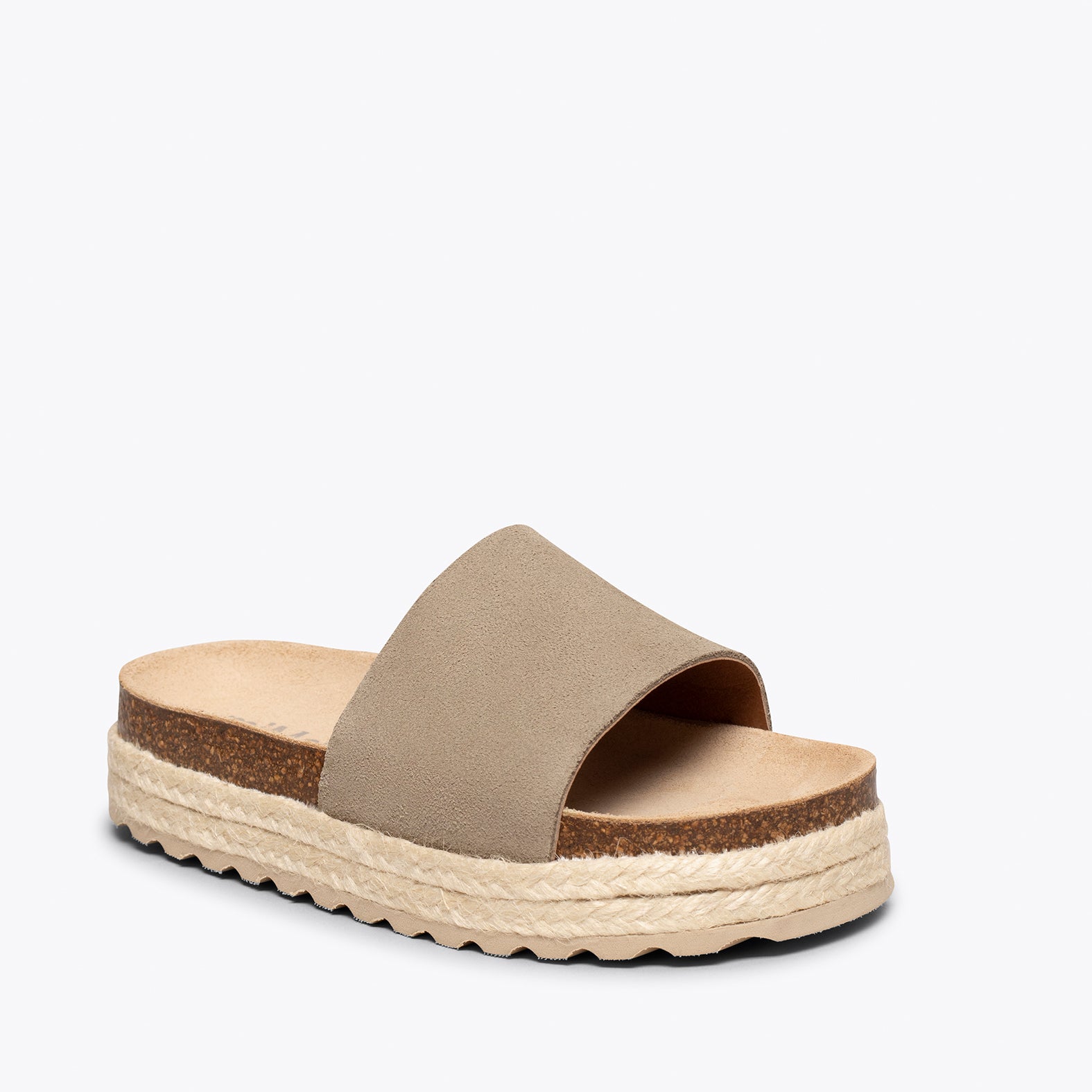 STRAWBERRY – TAUPE flat sandals for girls