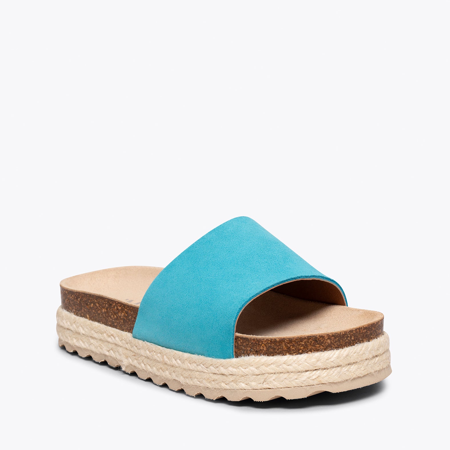 STRAWBERRY –TURQUOISE flat sandals for girls