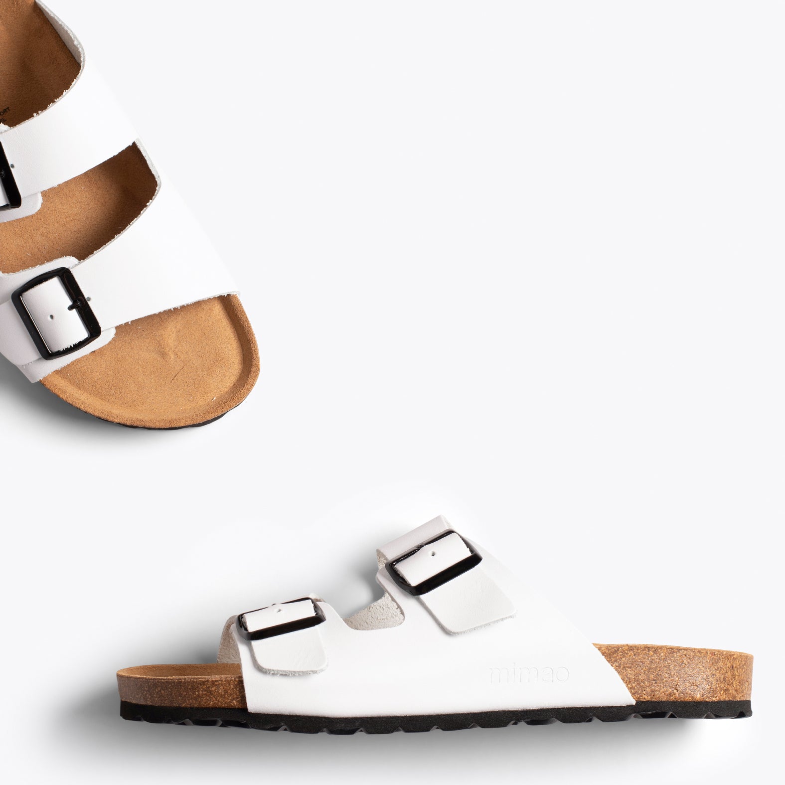 BIO Sandalias de Hombre Bio BLANCA miMaO