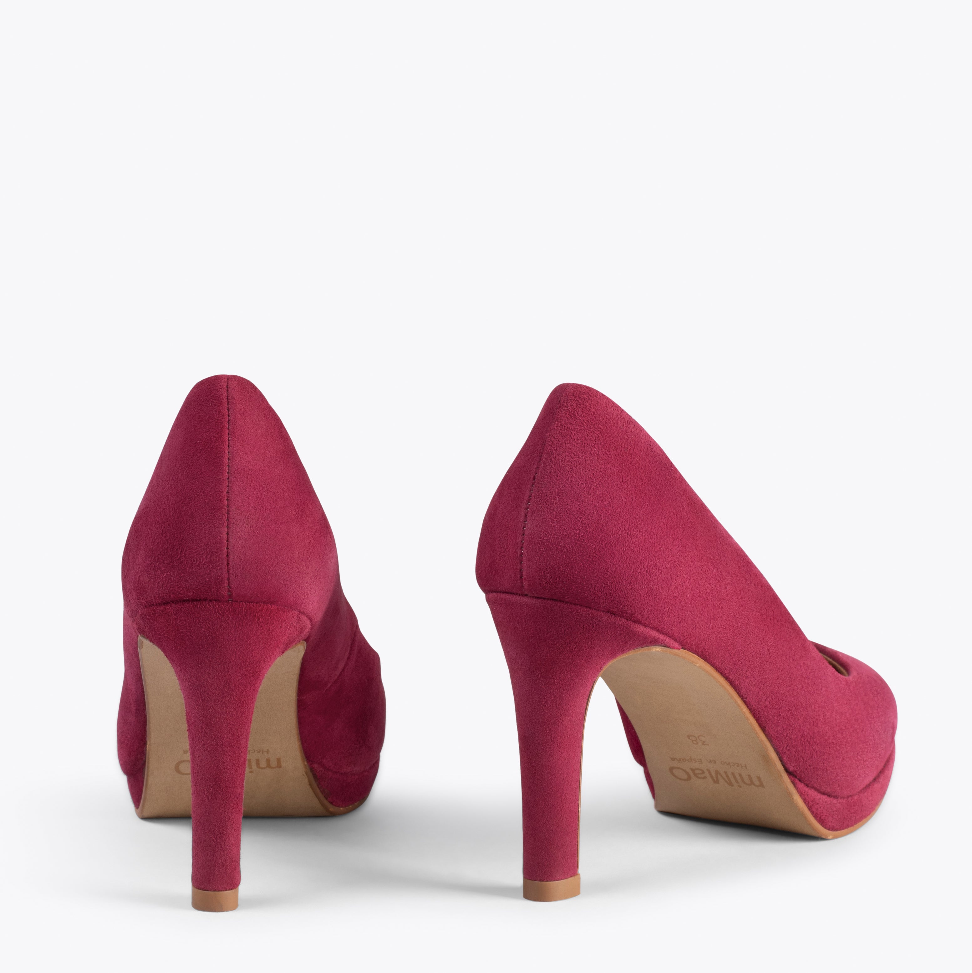 PLATAFORMA - Zapatos de tacón alto y plataforma GRANATE - miMaO ®