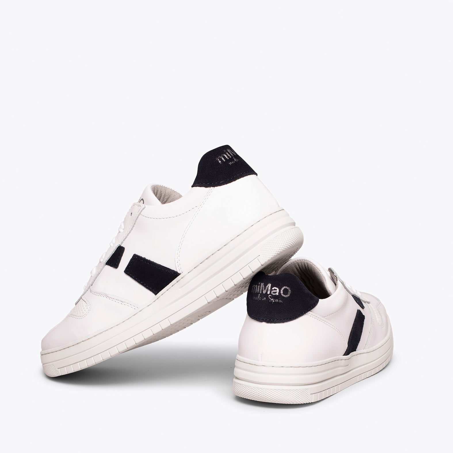 FUN WHITE and BLUE sneaker with Memory Absorber Foam