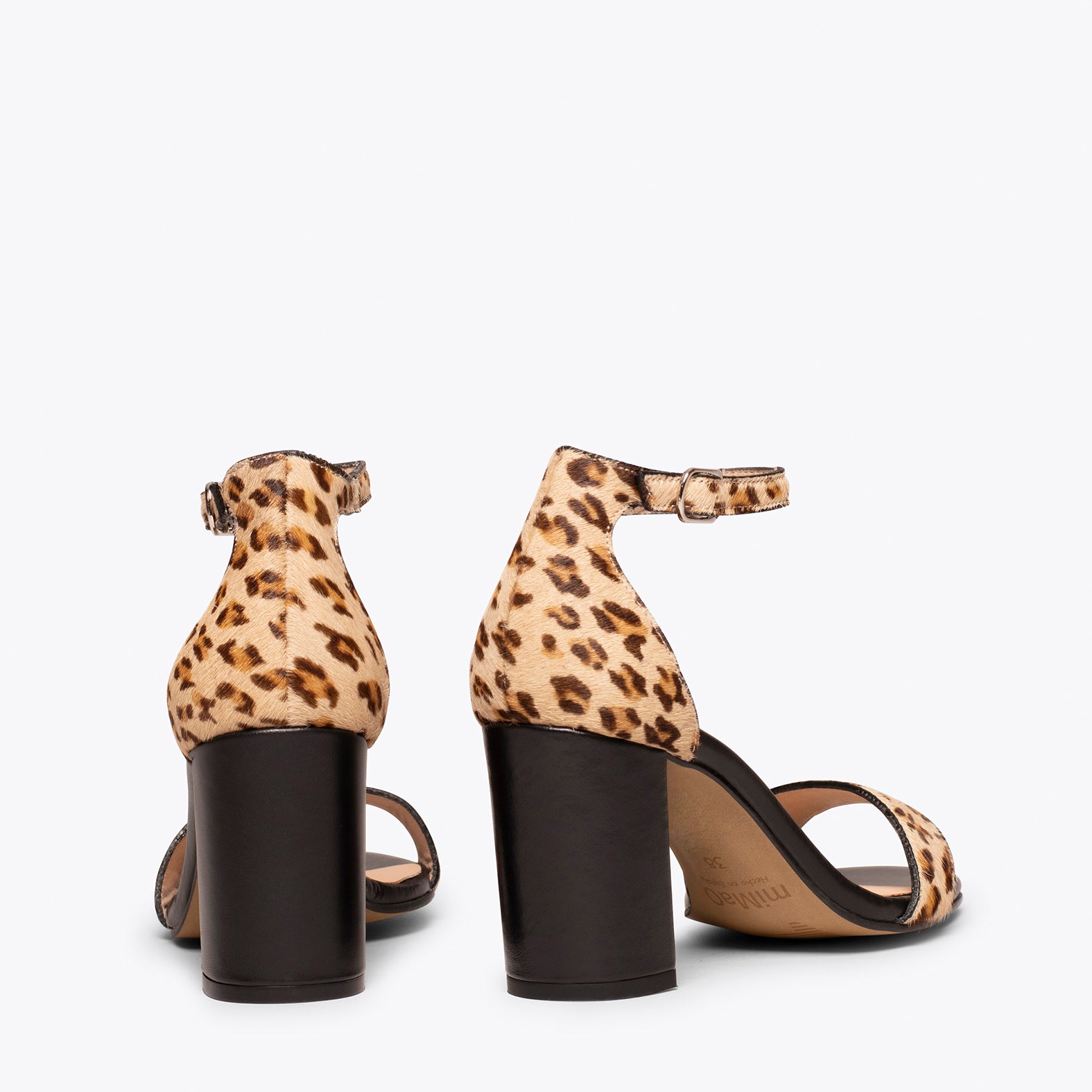 SAVANNAH – LEOPARD animal print high heel sandal