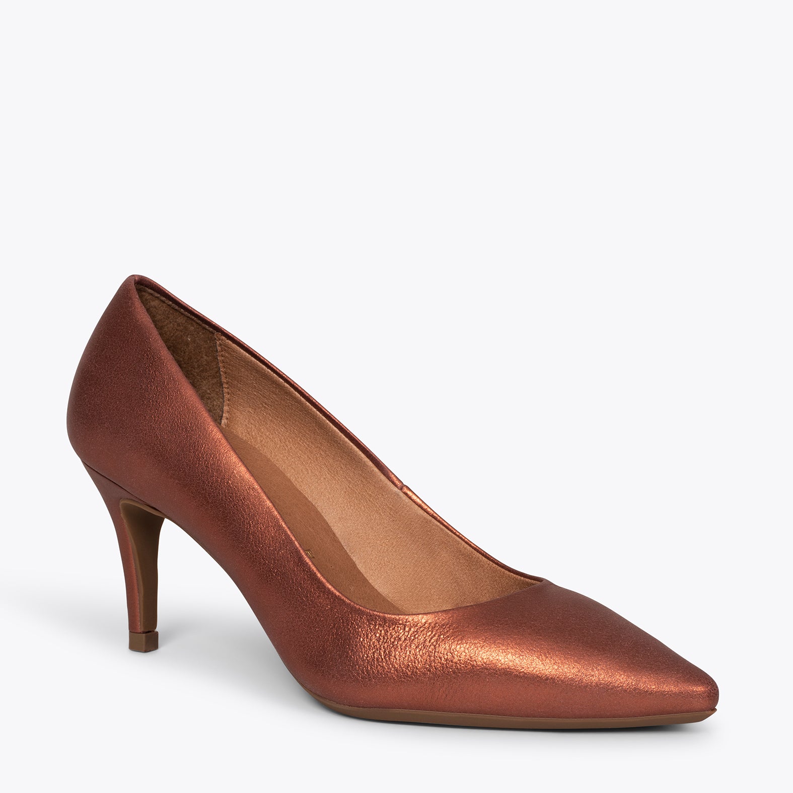 Metallic on sale copper heels