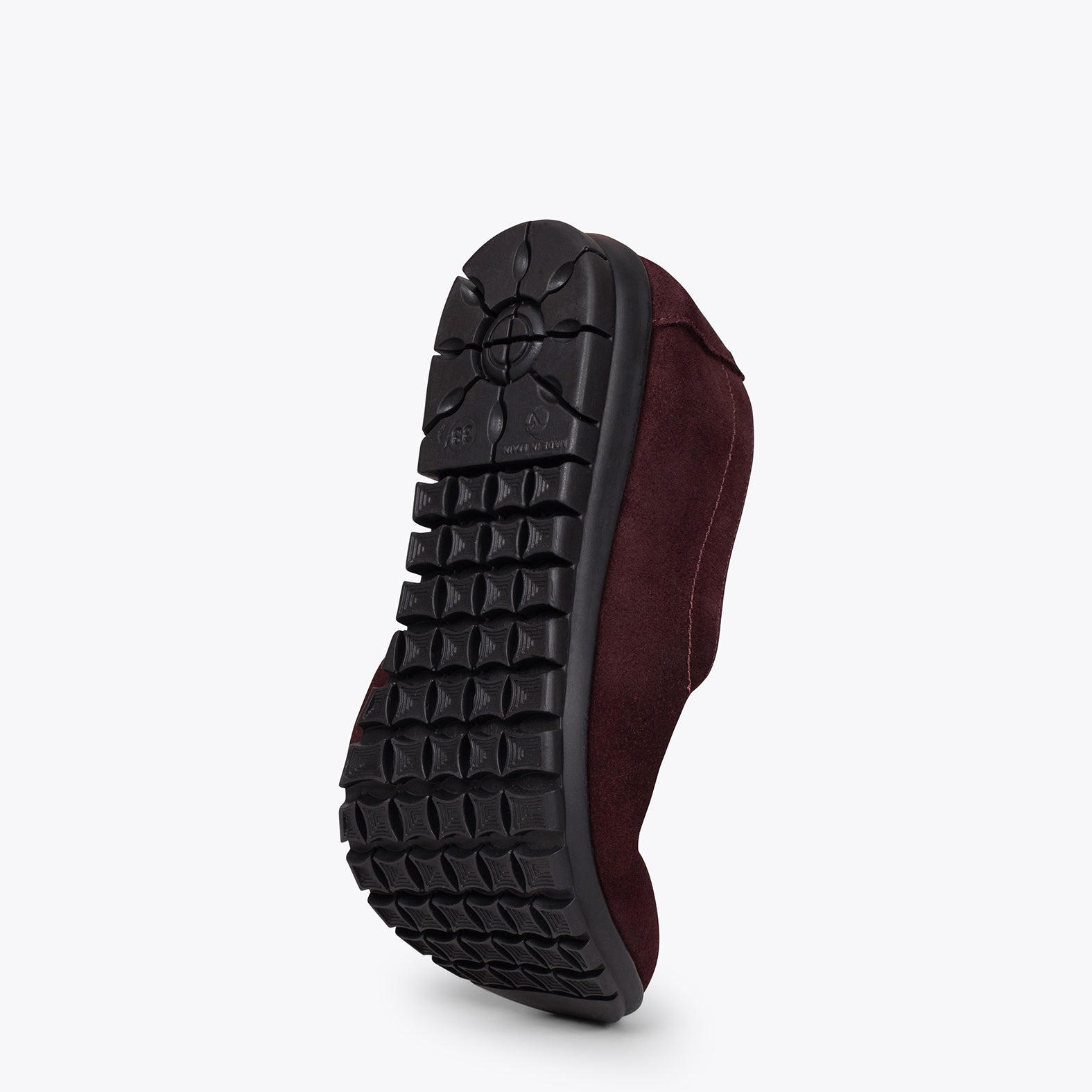 360  - BURGUNDY ultra-flexible moccasin