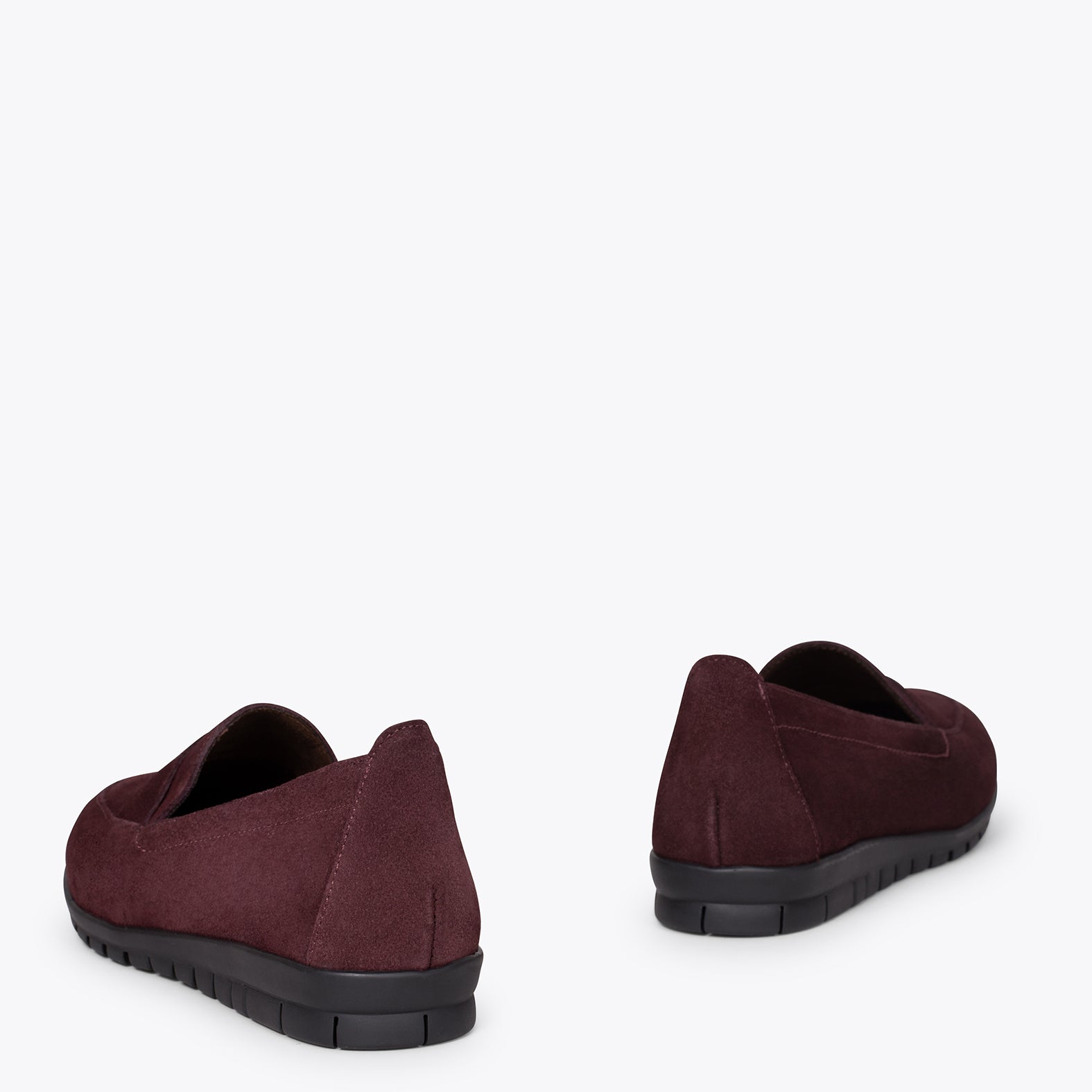 360  - BURGUNDY ultra-flexible moccasin