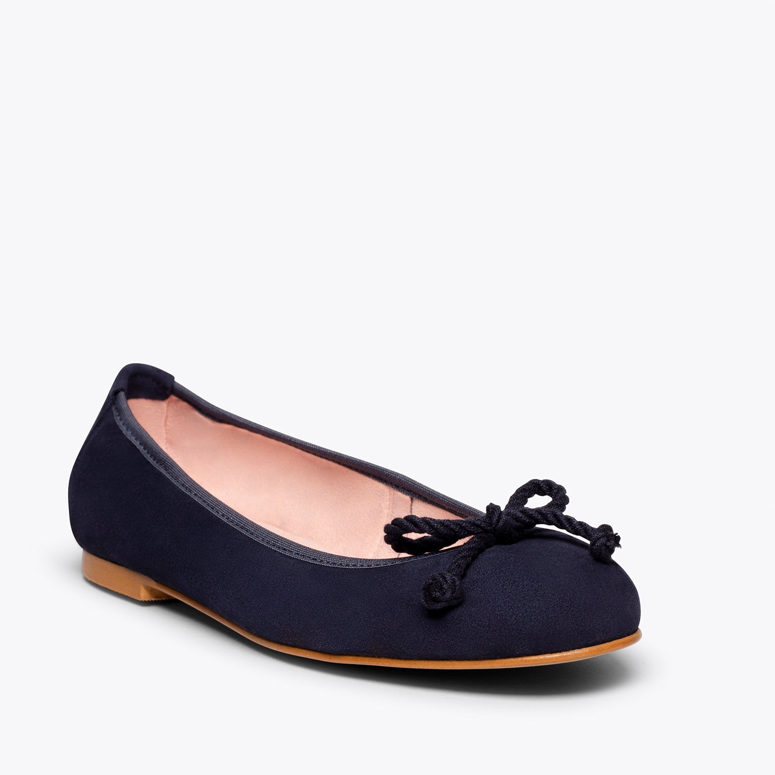 Navy blue best sale ballet shoes