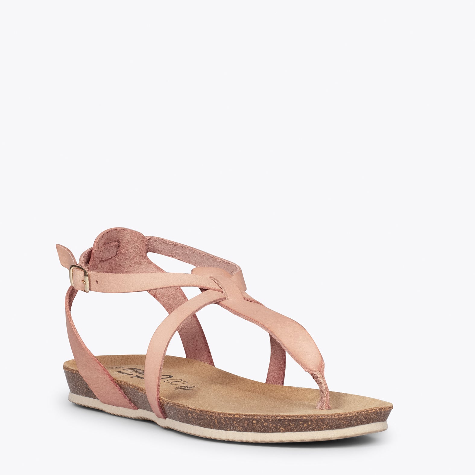 BUTTERFLY – NUDE BIO flat sandal