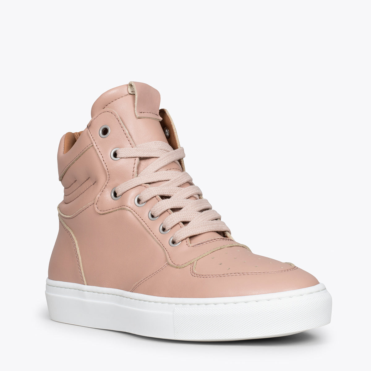 BASKET - Zapatillas altas de mujer NUDE