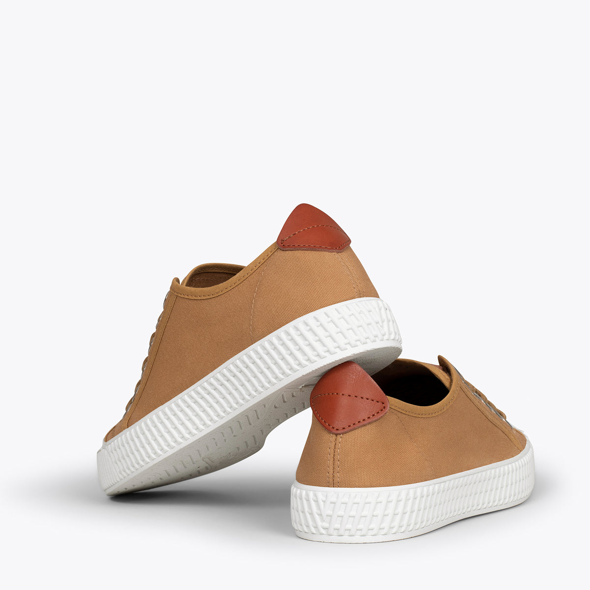 BAMBA Zapatillas de lona MARRONES para mujer