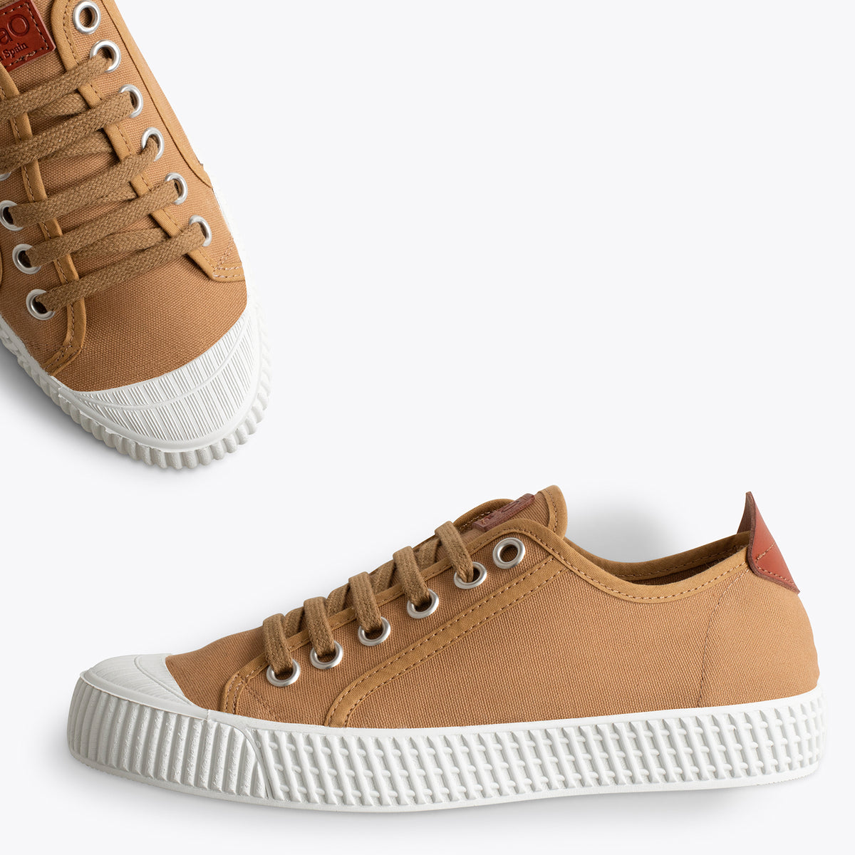 BAMBA Zapatillas de lona MARRONES para mujer