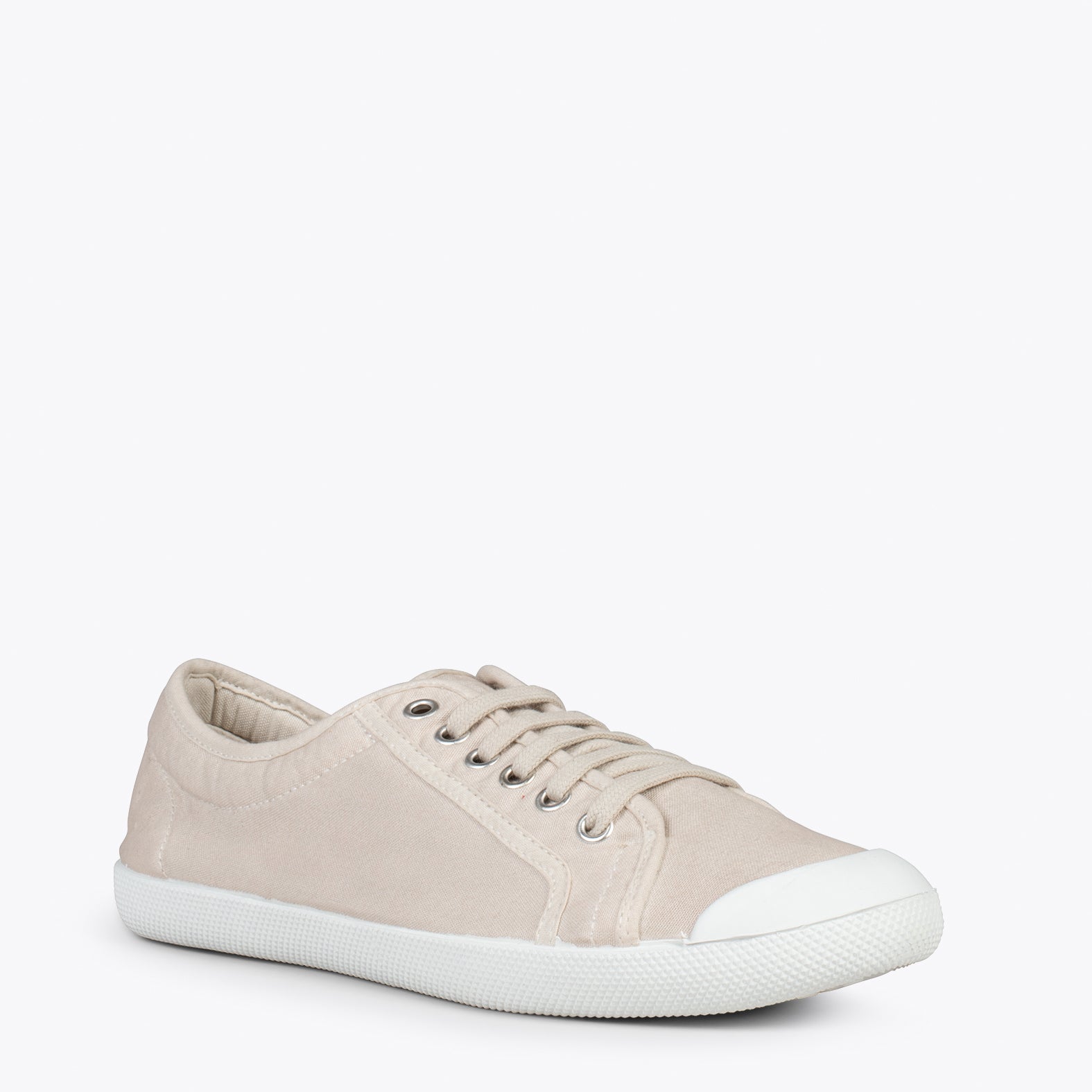 BAOBAB – BEIGE BCI cotton sneakers from IO&GO