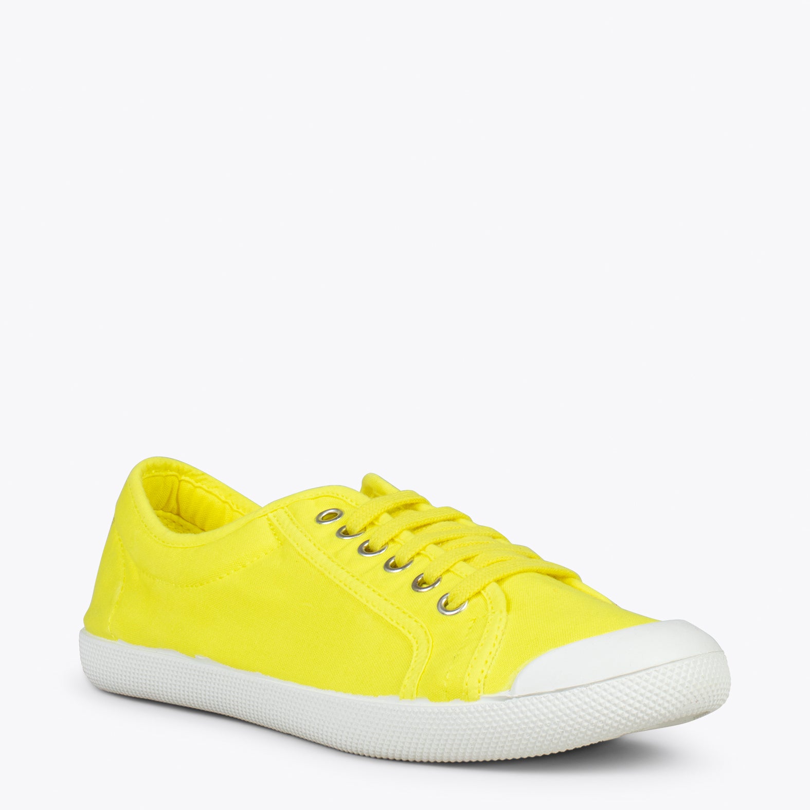 BAOBAB – YELLOW BCI cotton sneakers from IO&GO