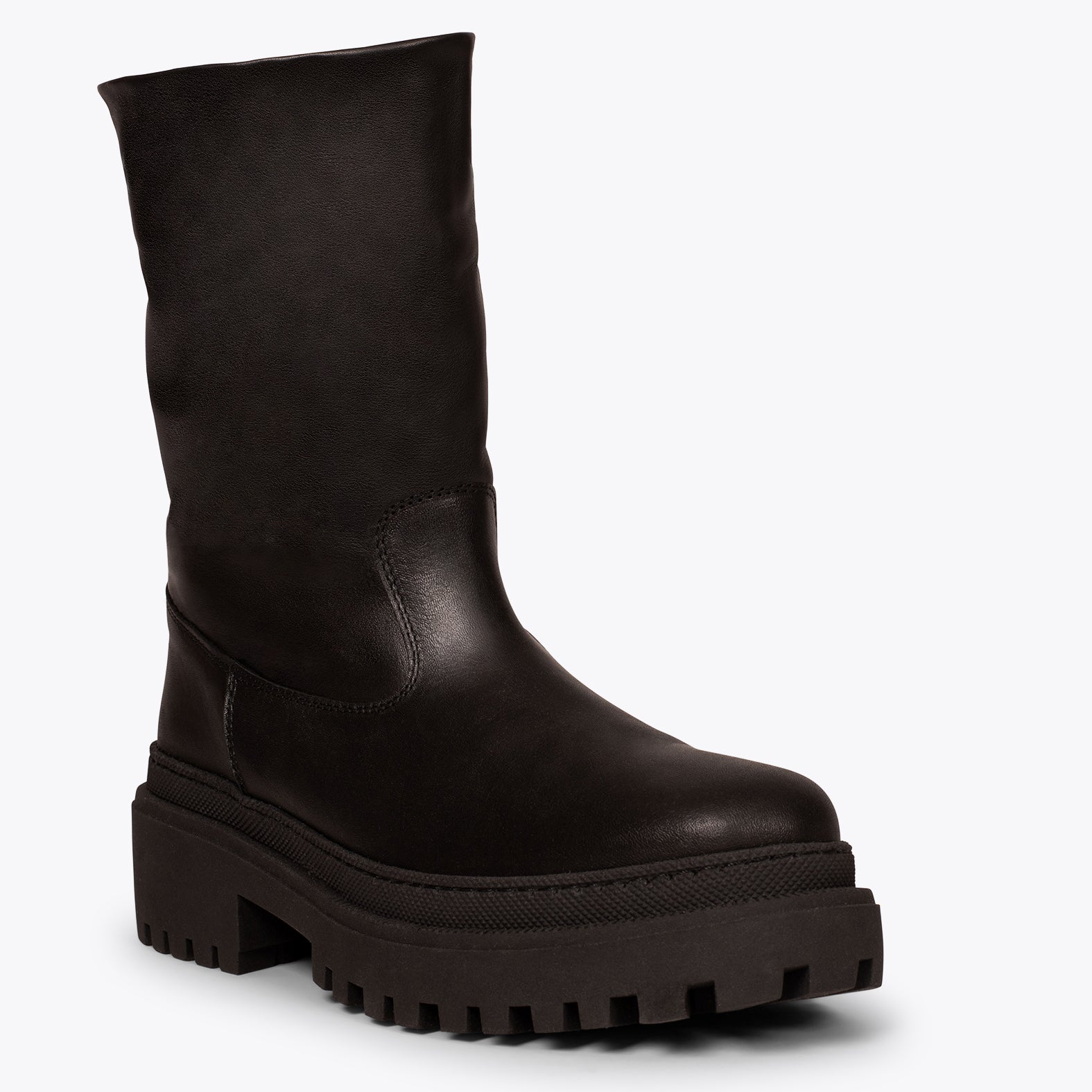 POLAR – BLACK boot crafted in soft nappa leather