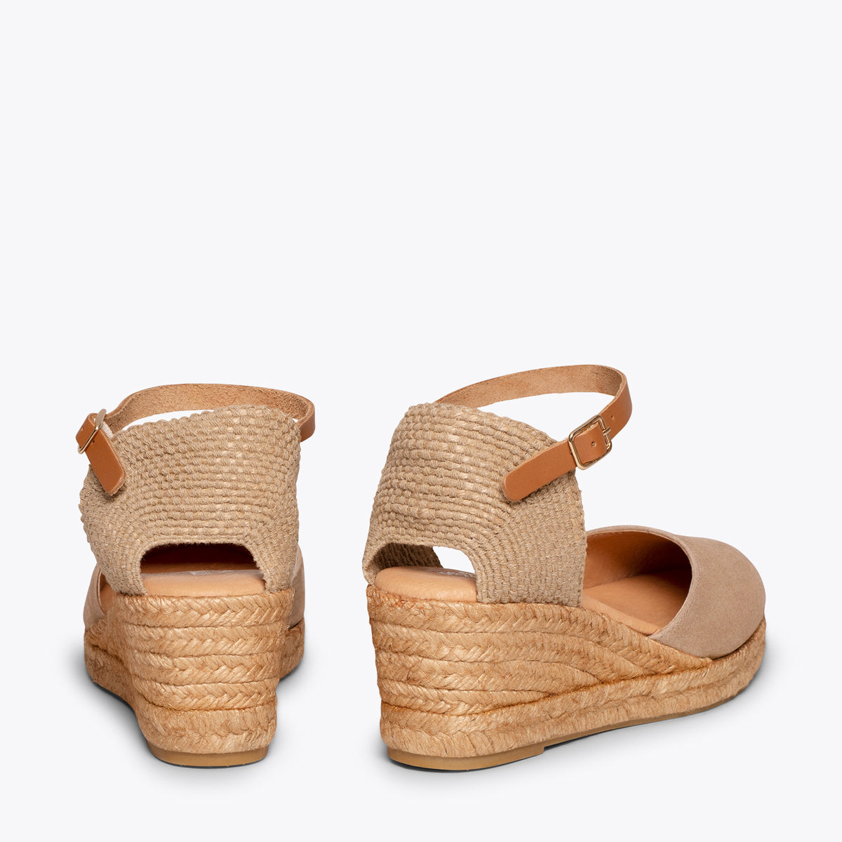 ALTEA - NUDE mid-wedge espadrille