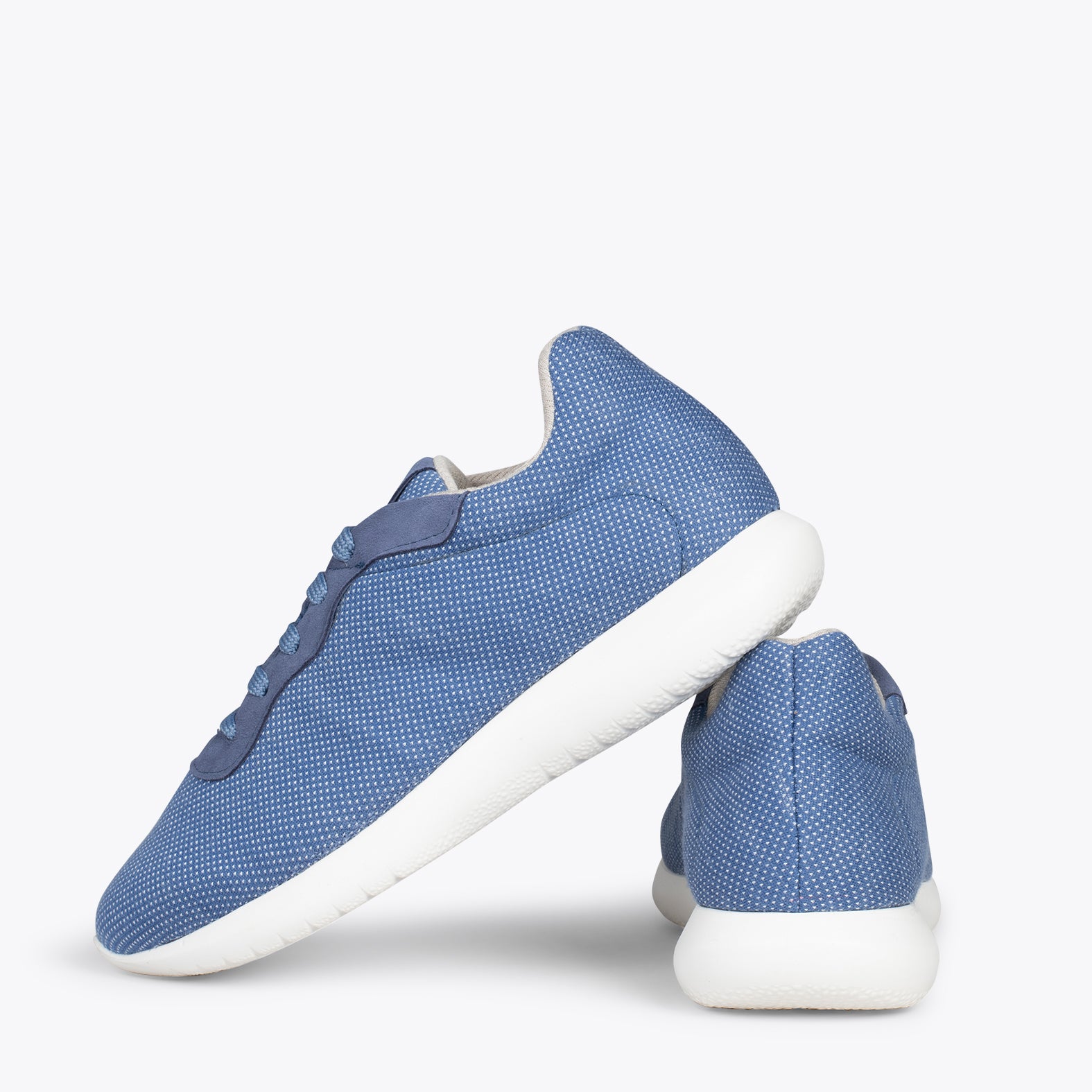 YOGA – JEANS sneakers crafted in merino wool