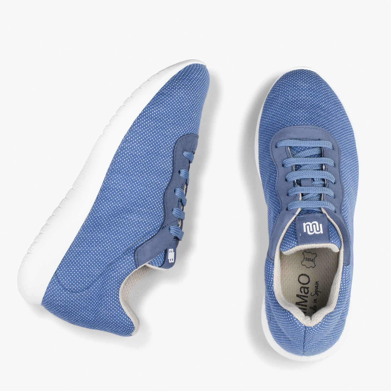 YOGA – JEANS sneakers crafted in merino wool