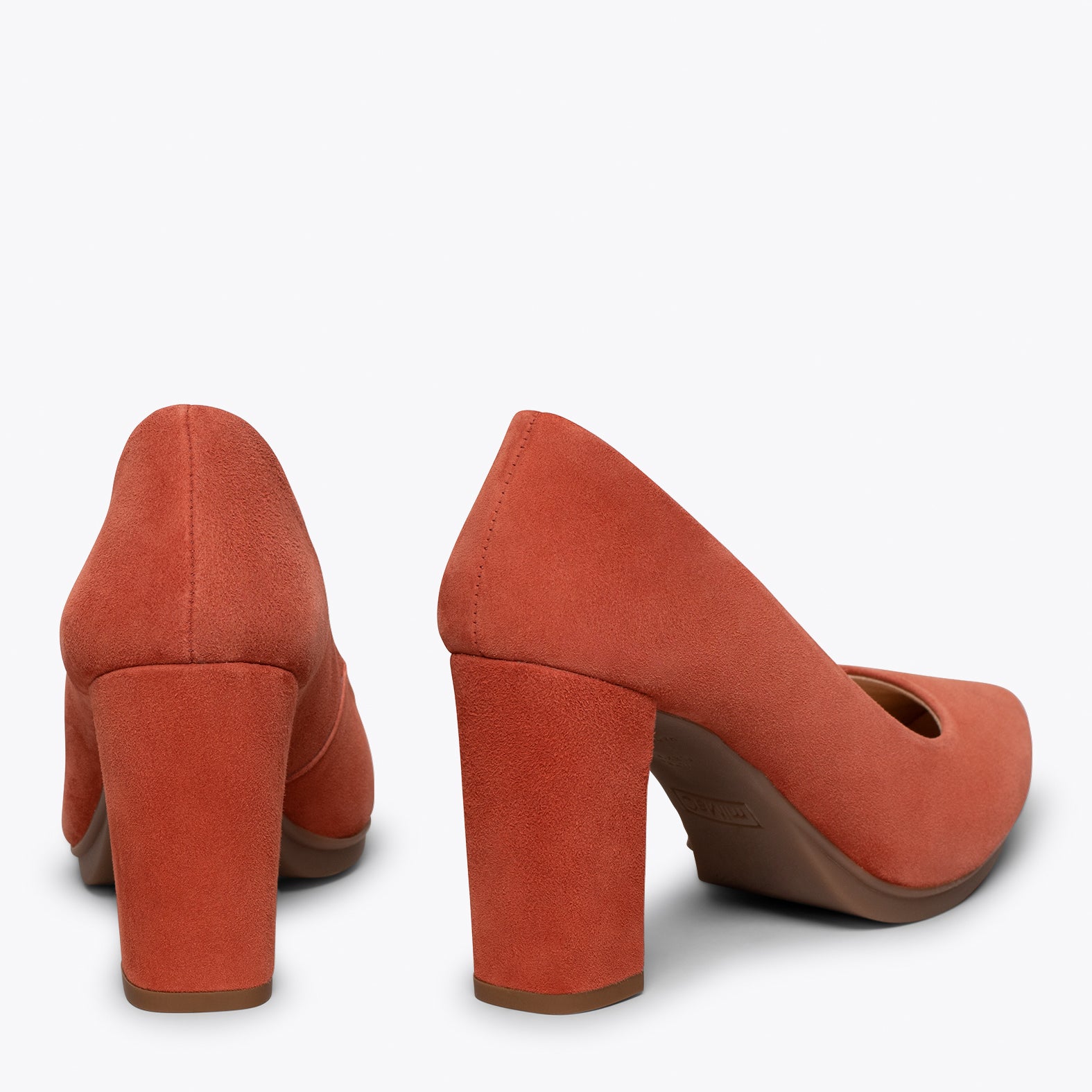 URBAN – BRICK suede leather high heel