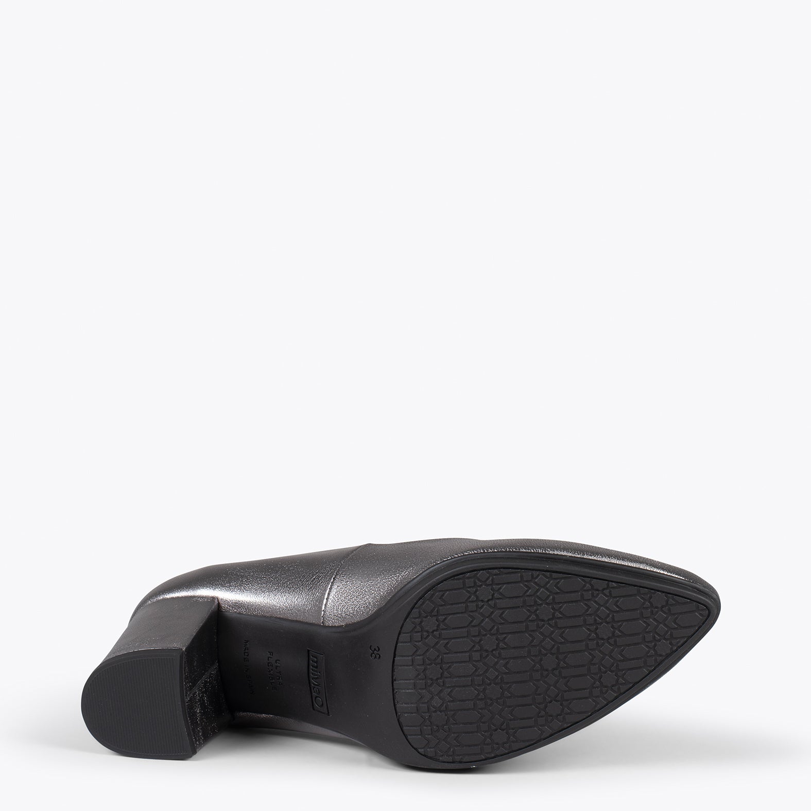 URBAN S SPLASH - Zapatos de piel metalizada PLATEADO - miMaO ®