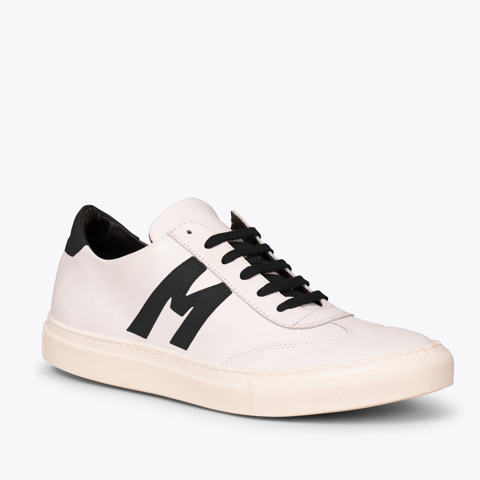 MONACO – WHITE & BLACK casual sneaker for men
