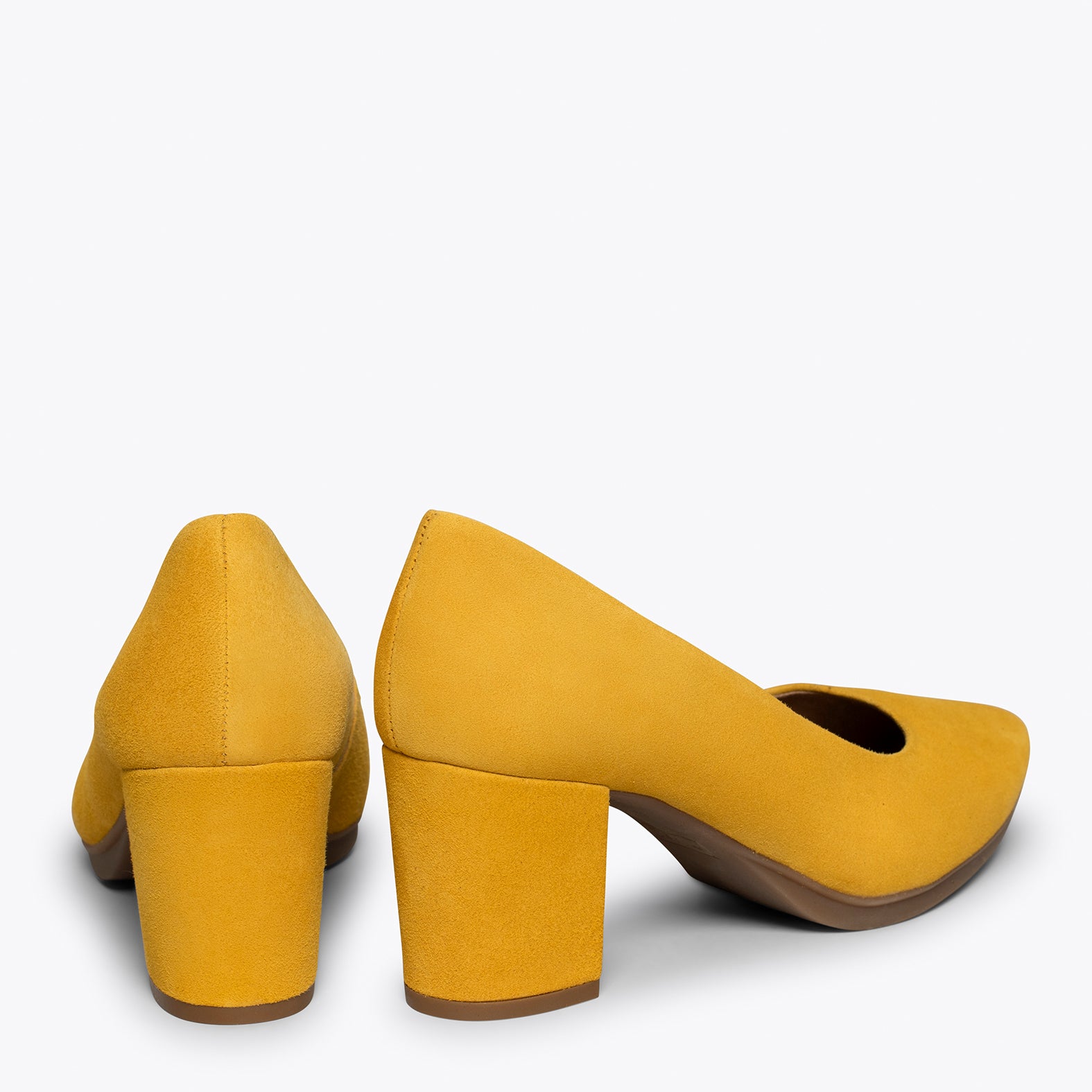 URBAN S - YELLOW mid heel