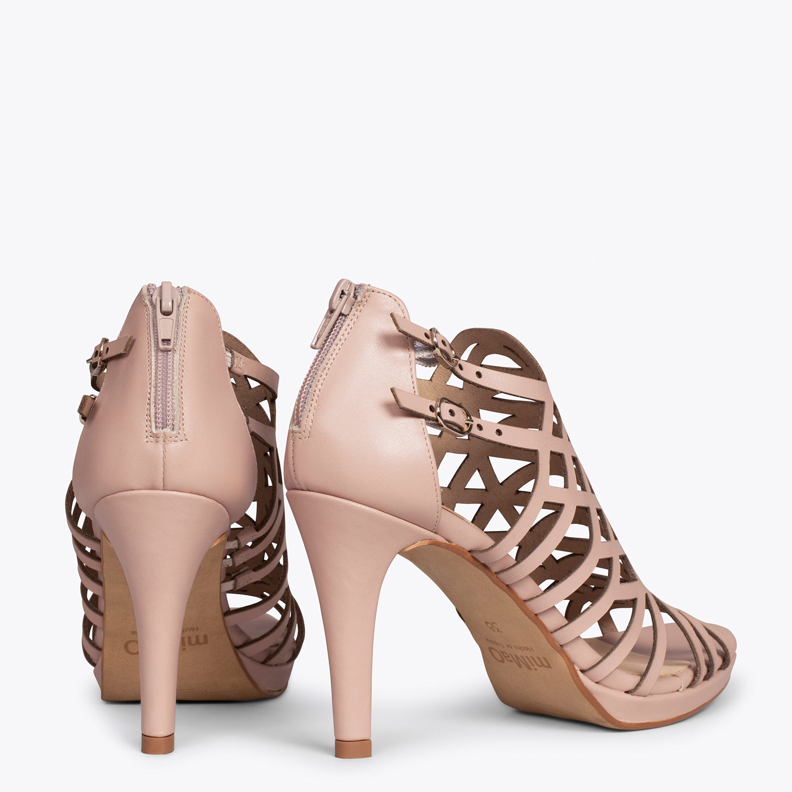 GALA – NUDE high heel party sandals