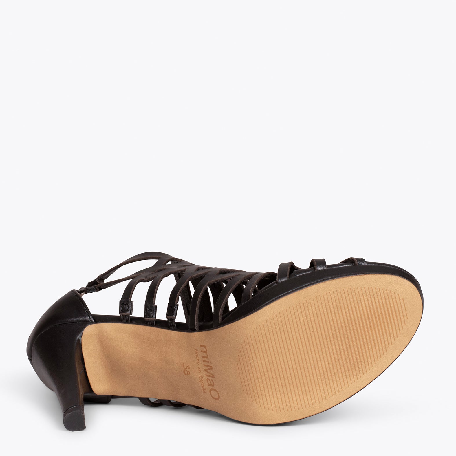 GALA – BLACK high heel party sandals