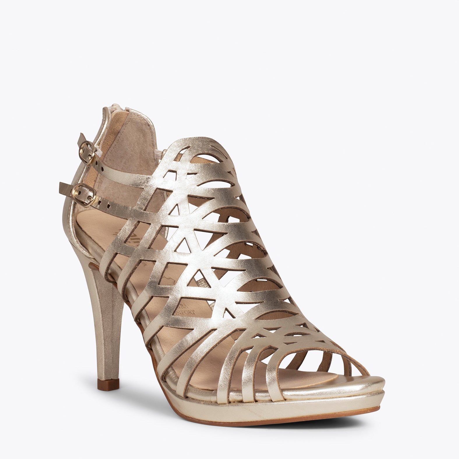 GALA – GOLDEN high heel party sandals