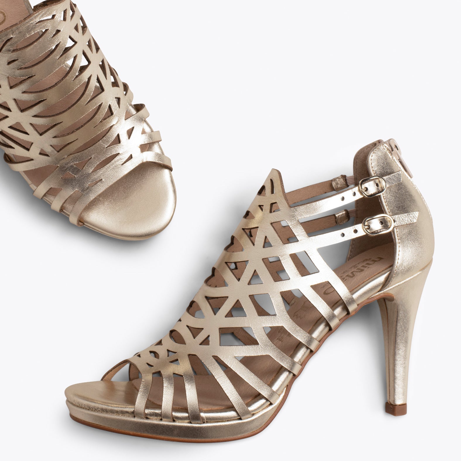 GALA – GOLDEN high heel party sandals