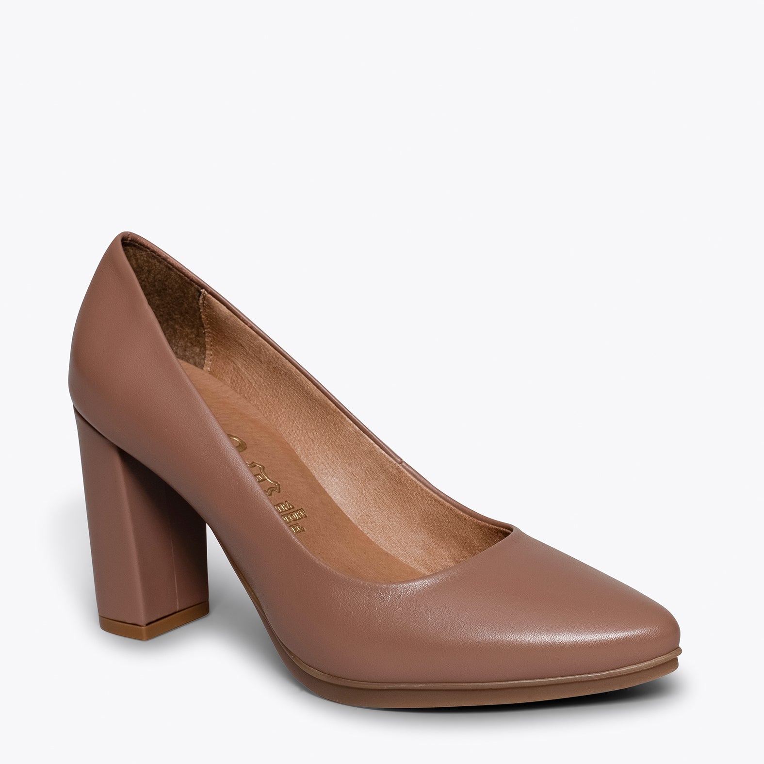 URBAN SALON – NUDE nappa leather high heel