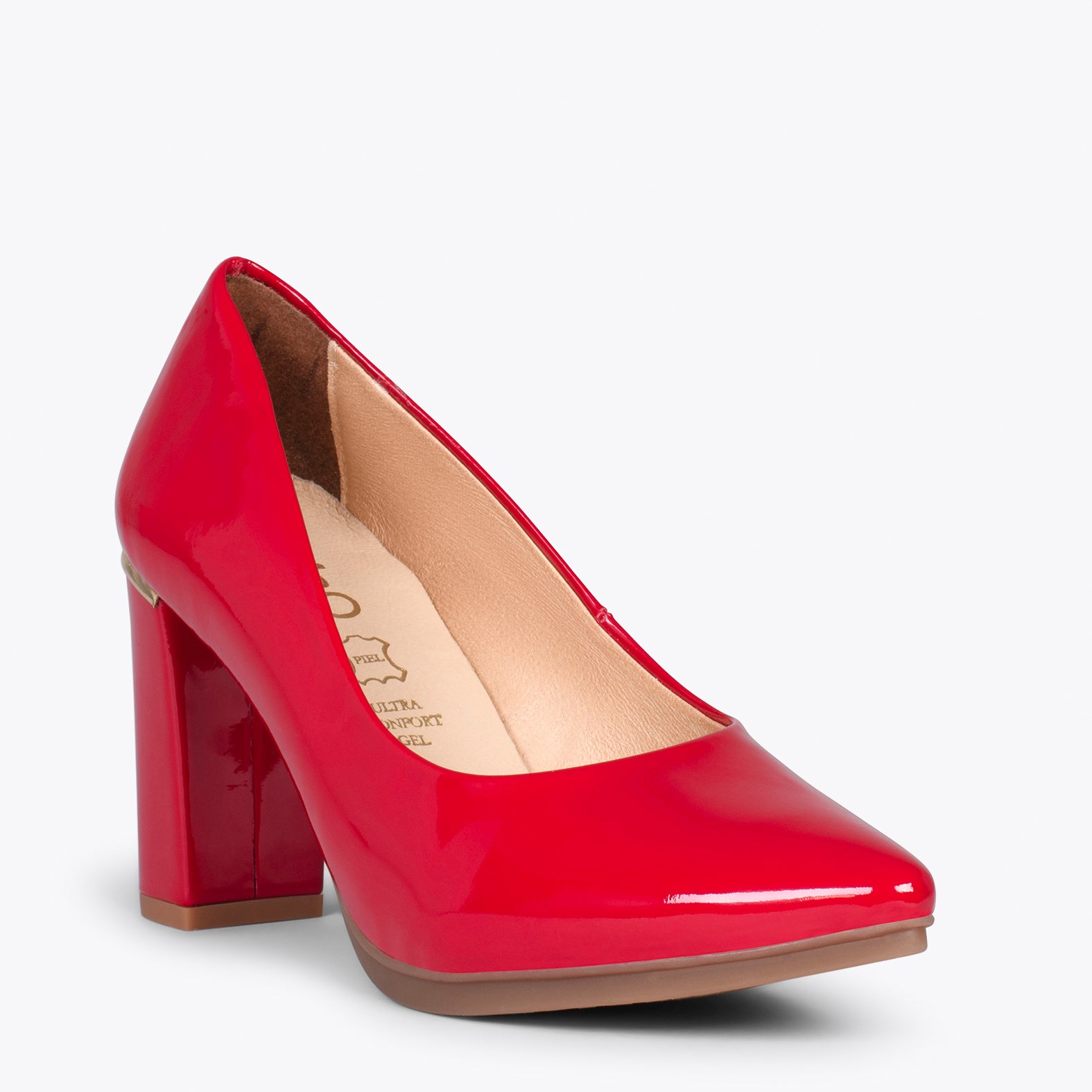 URBAN PATENT – RED patent high heels