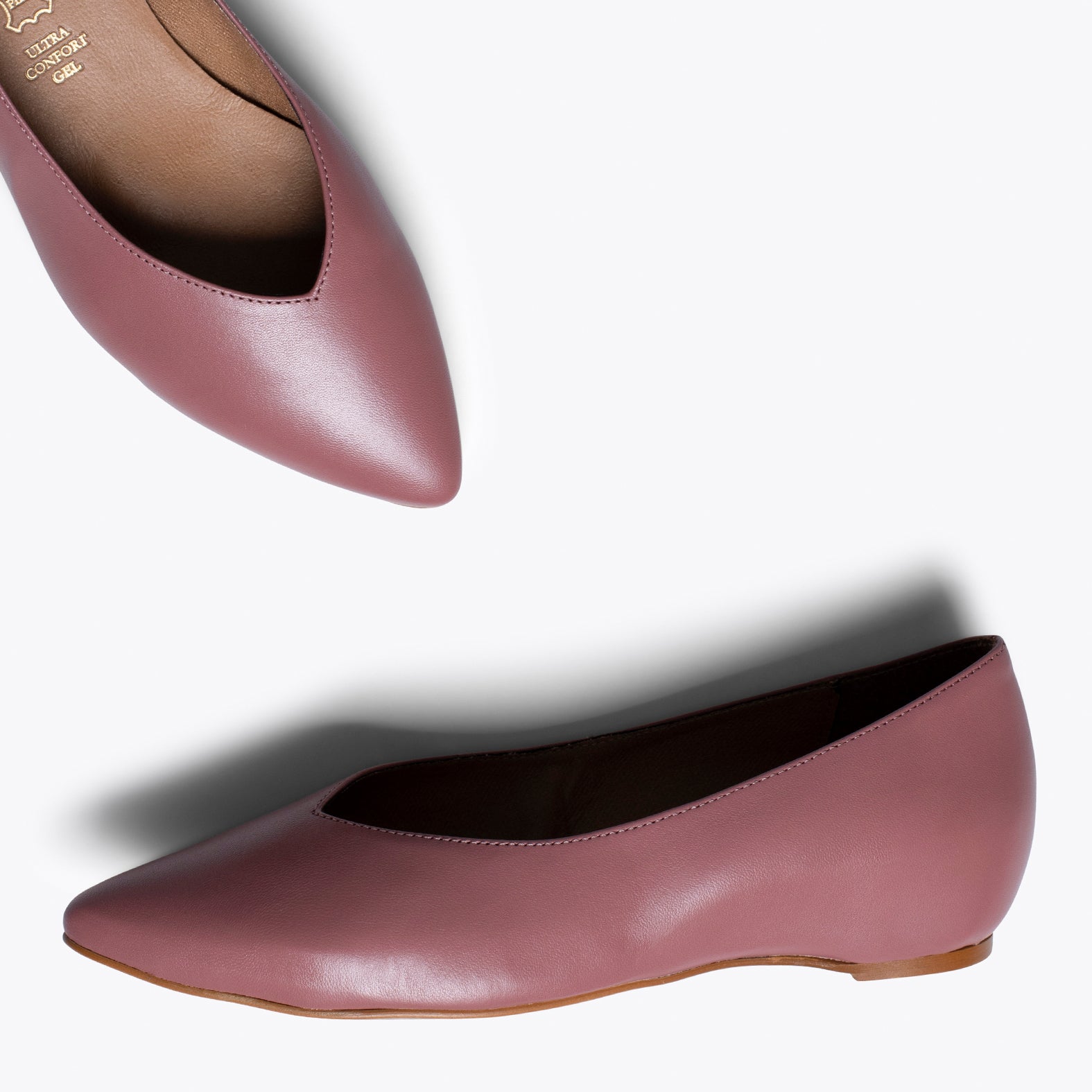 URBAN COMPENSÉ – Chaussures ROSE avec compensé intérieur