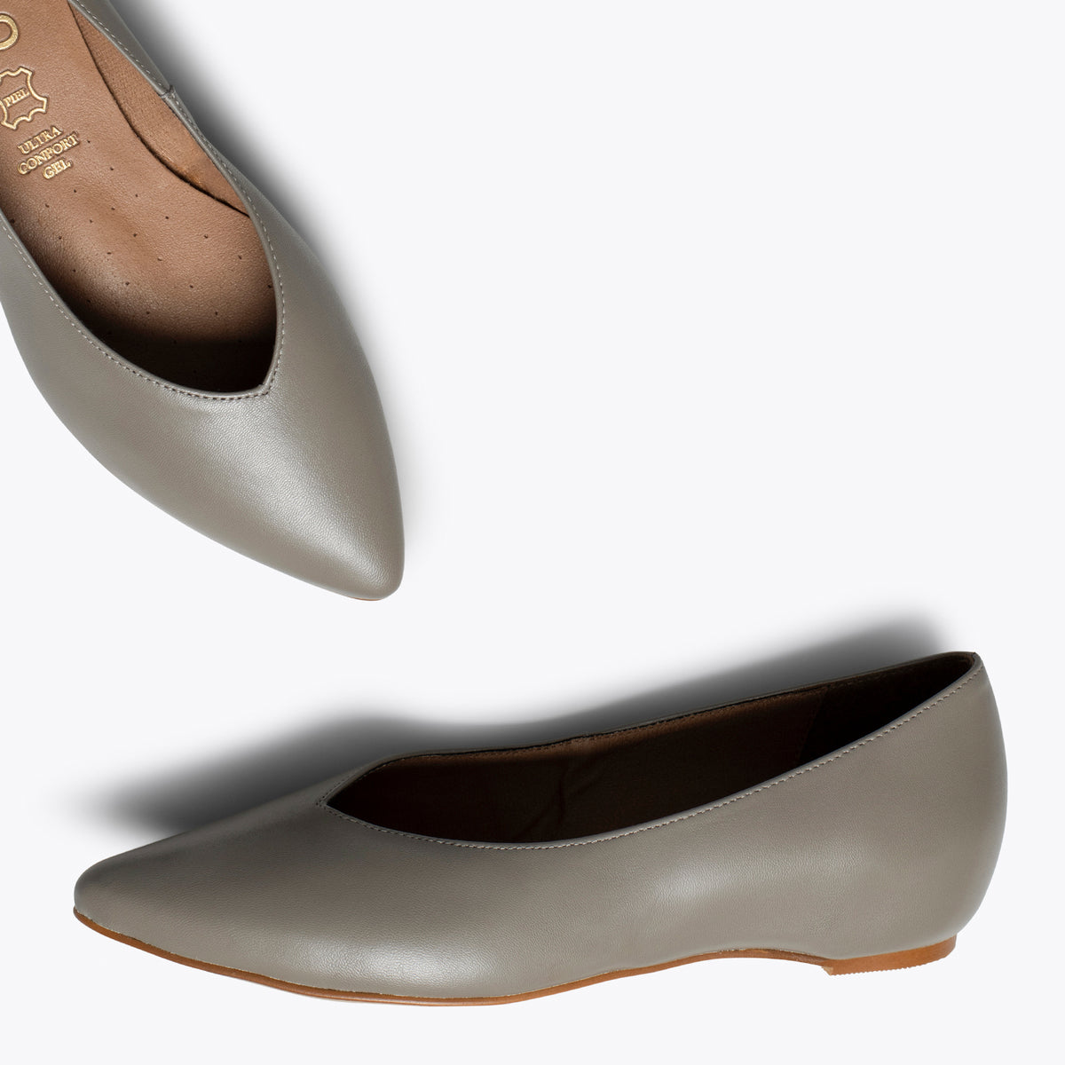 URBAN CUÑA - Zapatos TAUPE con cuña interna