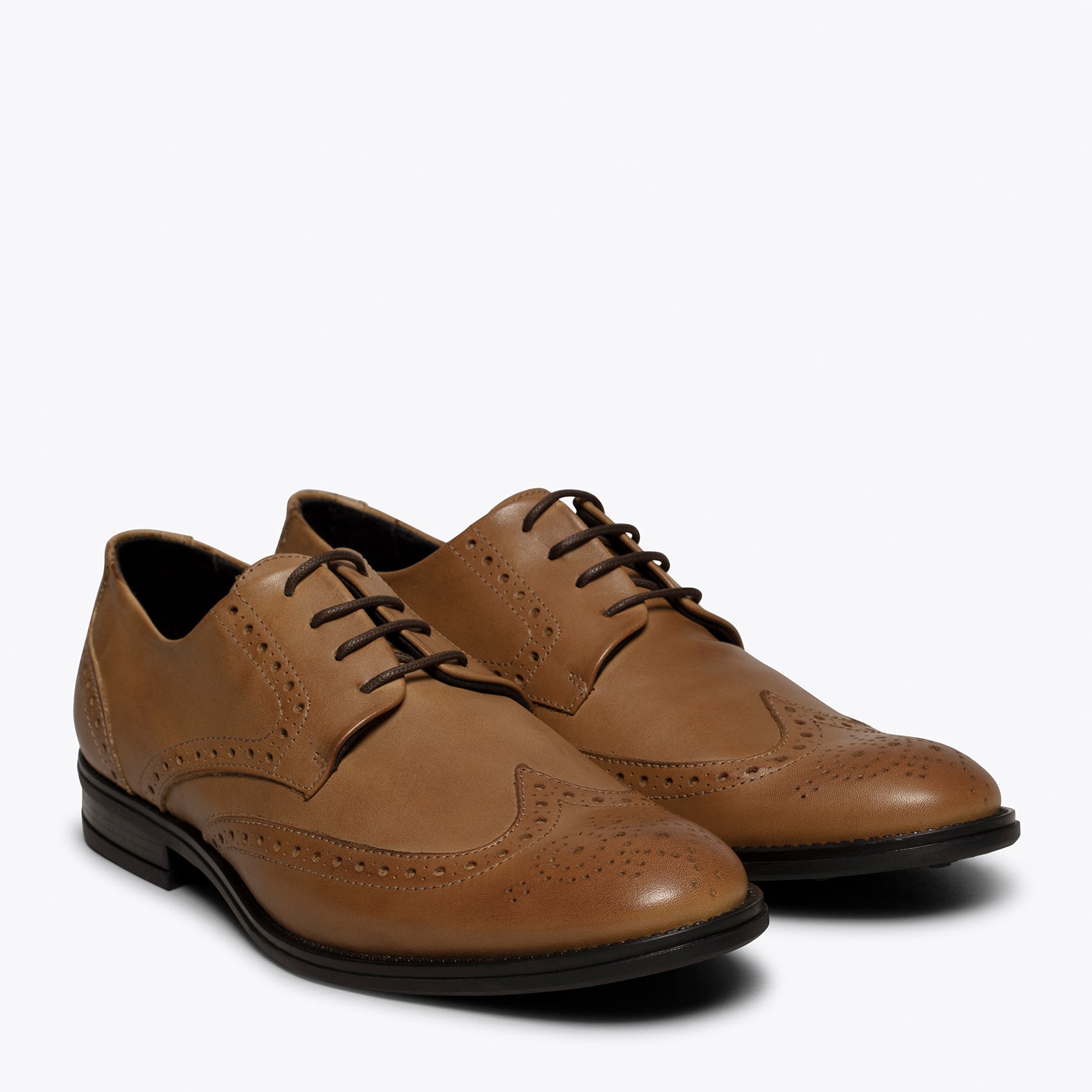 OXFORD - Chaussure homme CAMEL avec coupe anglaise
