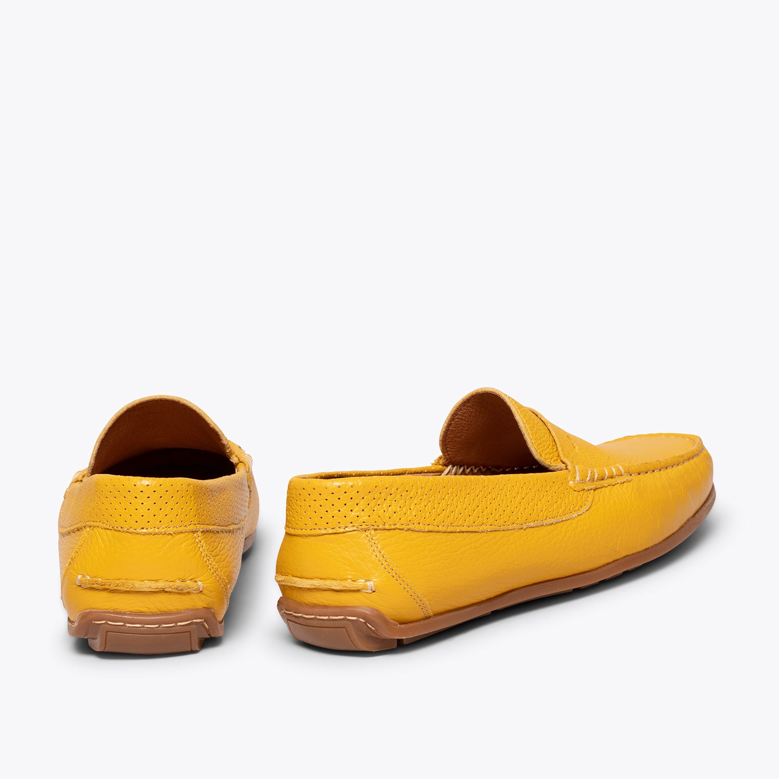 MOCCASIN – YELLOW nappa leather loafer for men