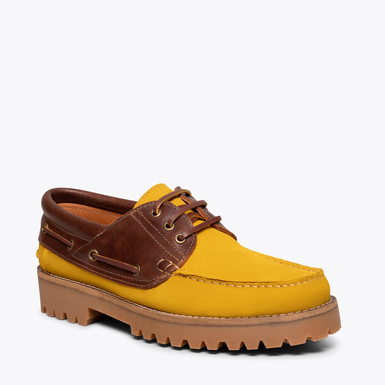 Yellow Boat Shoes for Men Men s Leather Shoes miMaO miMaO