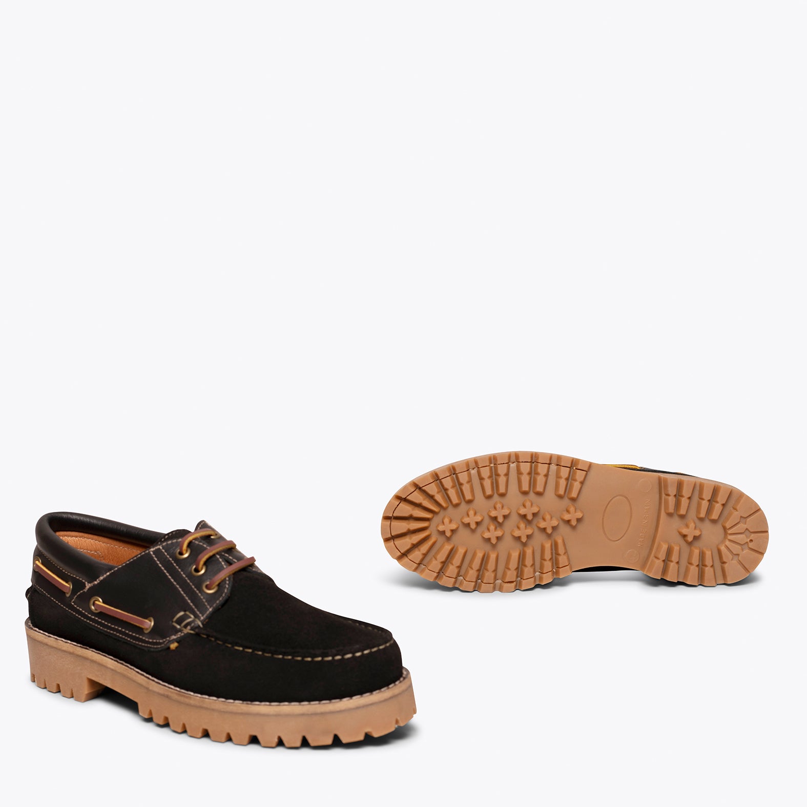 NAUTIC – BLACK boat shoes for men